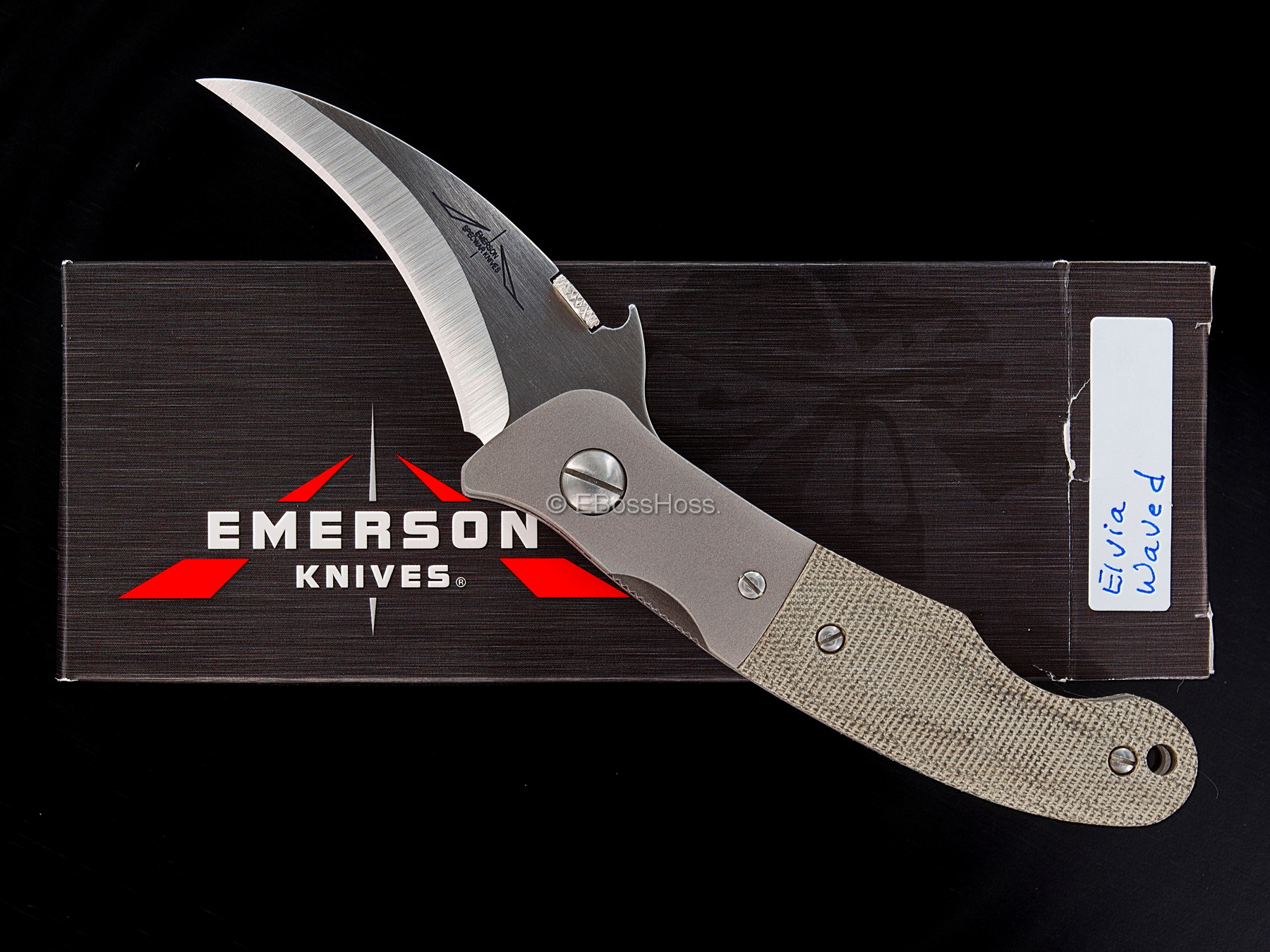 Ernie Emerson Custom Bolstered Waved Elvia