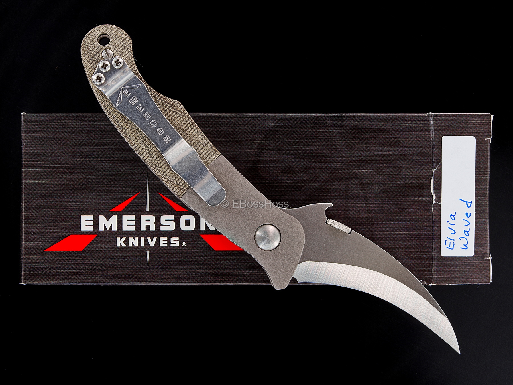 Ernie Emerson Custom Bolstered Waved Elvia