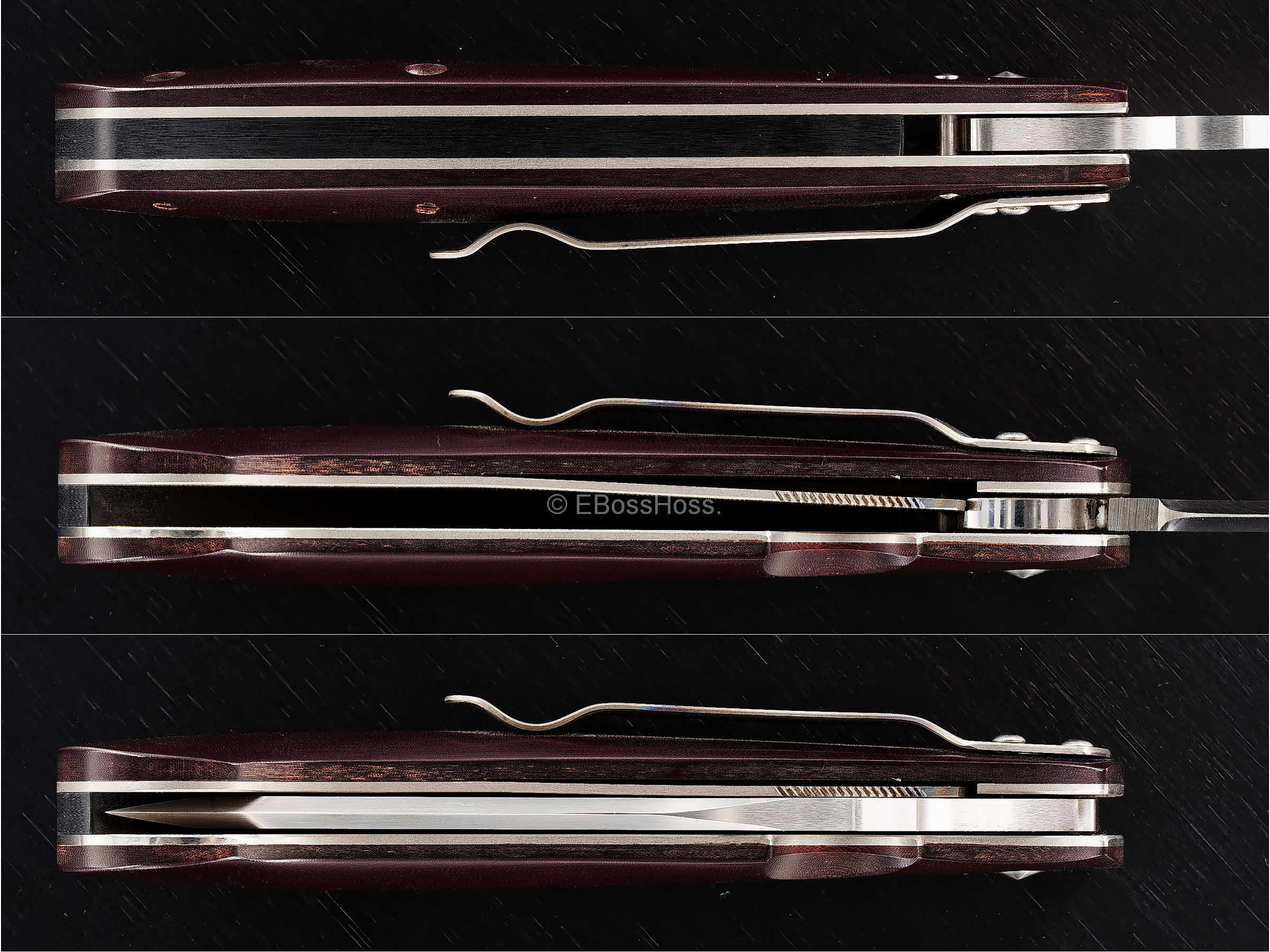 Bob Lum Custom Large Folding Tanto