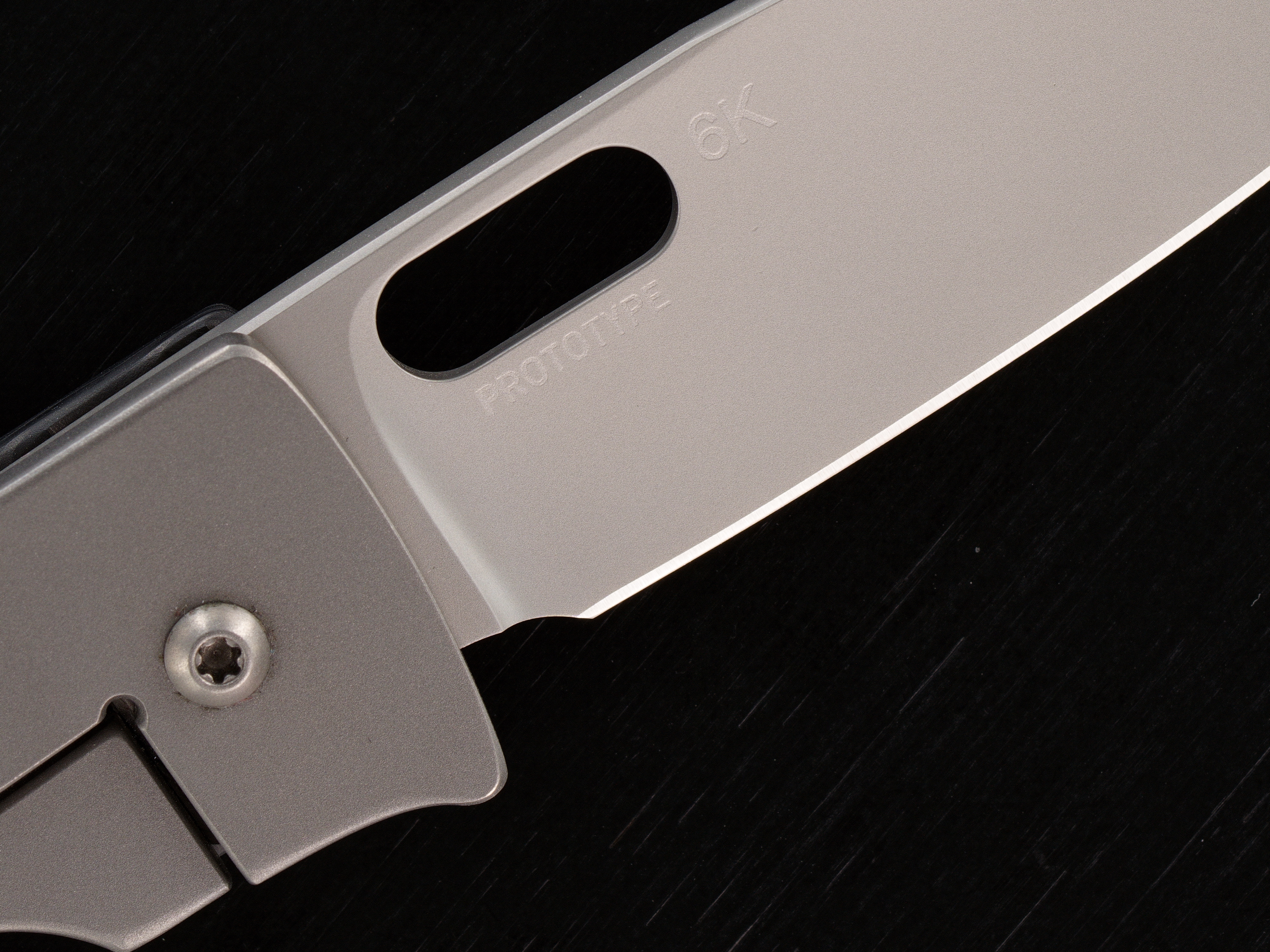 Tom Mayo Custom Medium Covert Framelock Folder PROTOTYPE