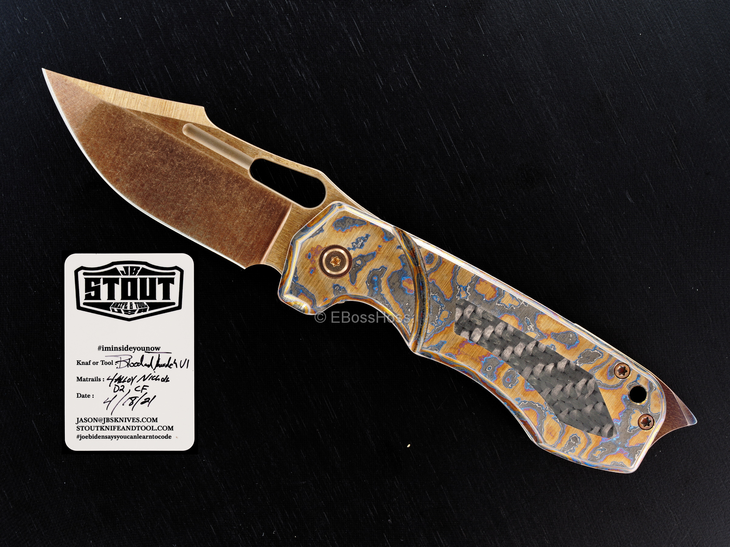 JB Stout Custom Blood and Thunder V1