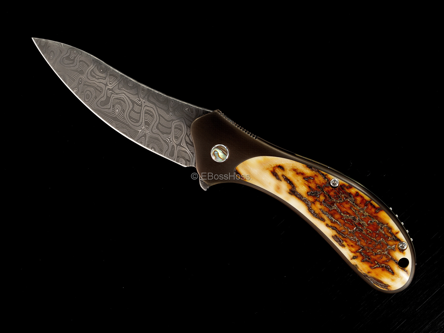 Ken Onion Custom Speedsafe Assist Bolsterlock Pack Rat Flipper