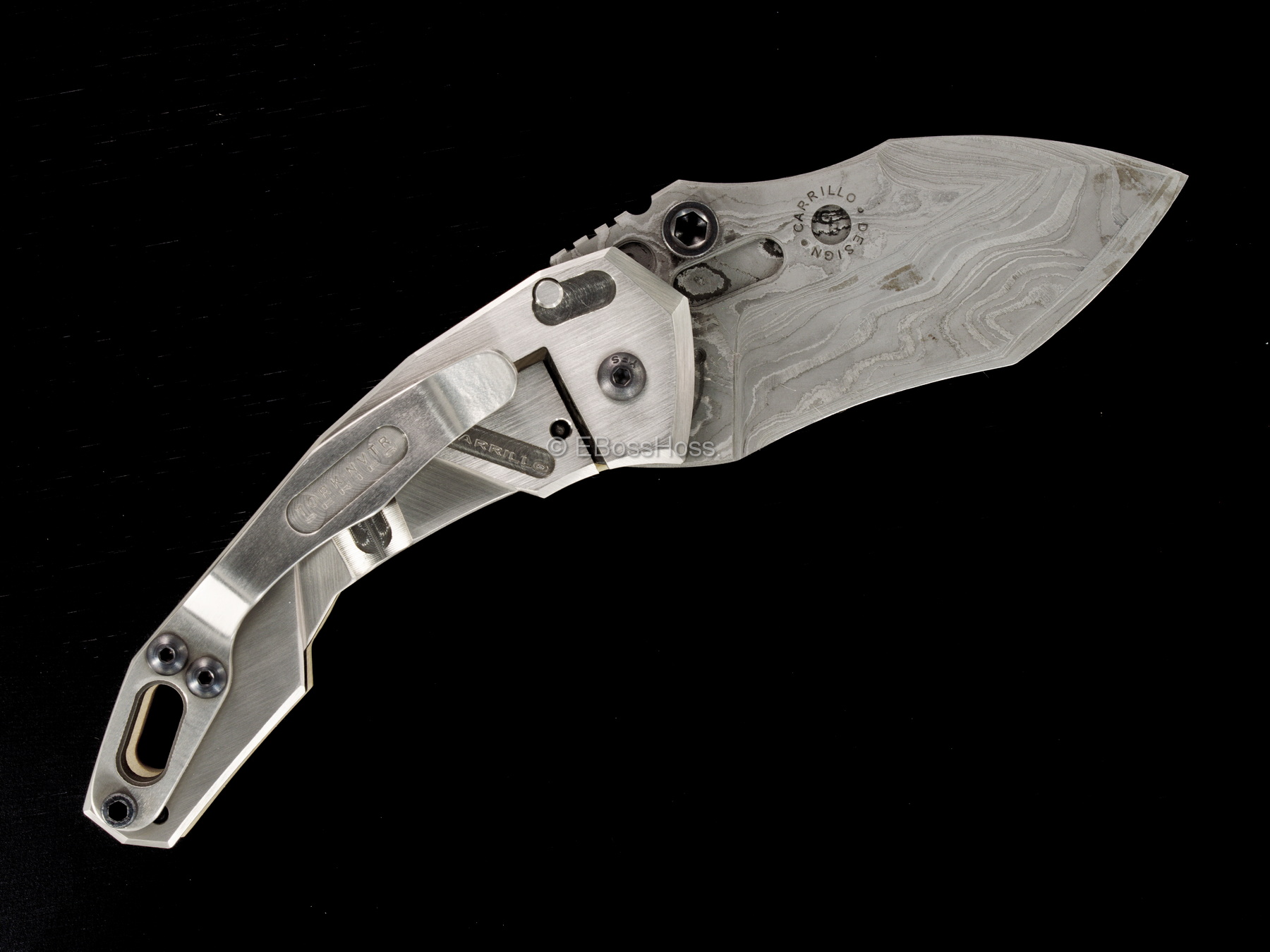 Dwaine Carillo Custom Damascus Moni-tor Model 6 Mannum