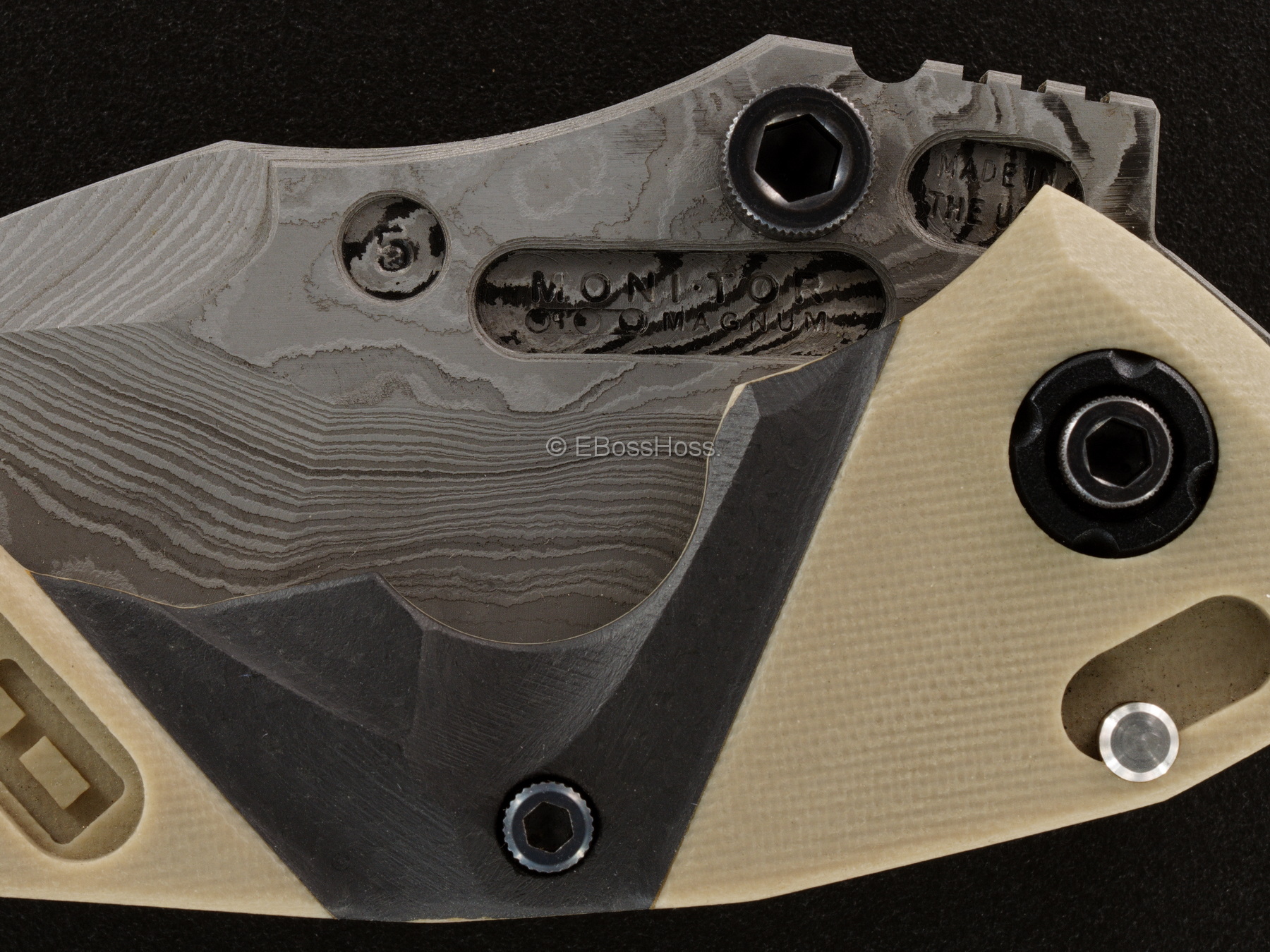 Dwaine Carillo Custom Damascus Moni-tor Model 6 Mannum