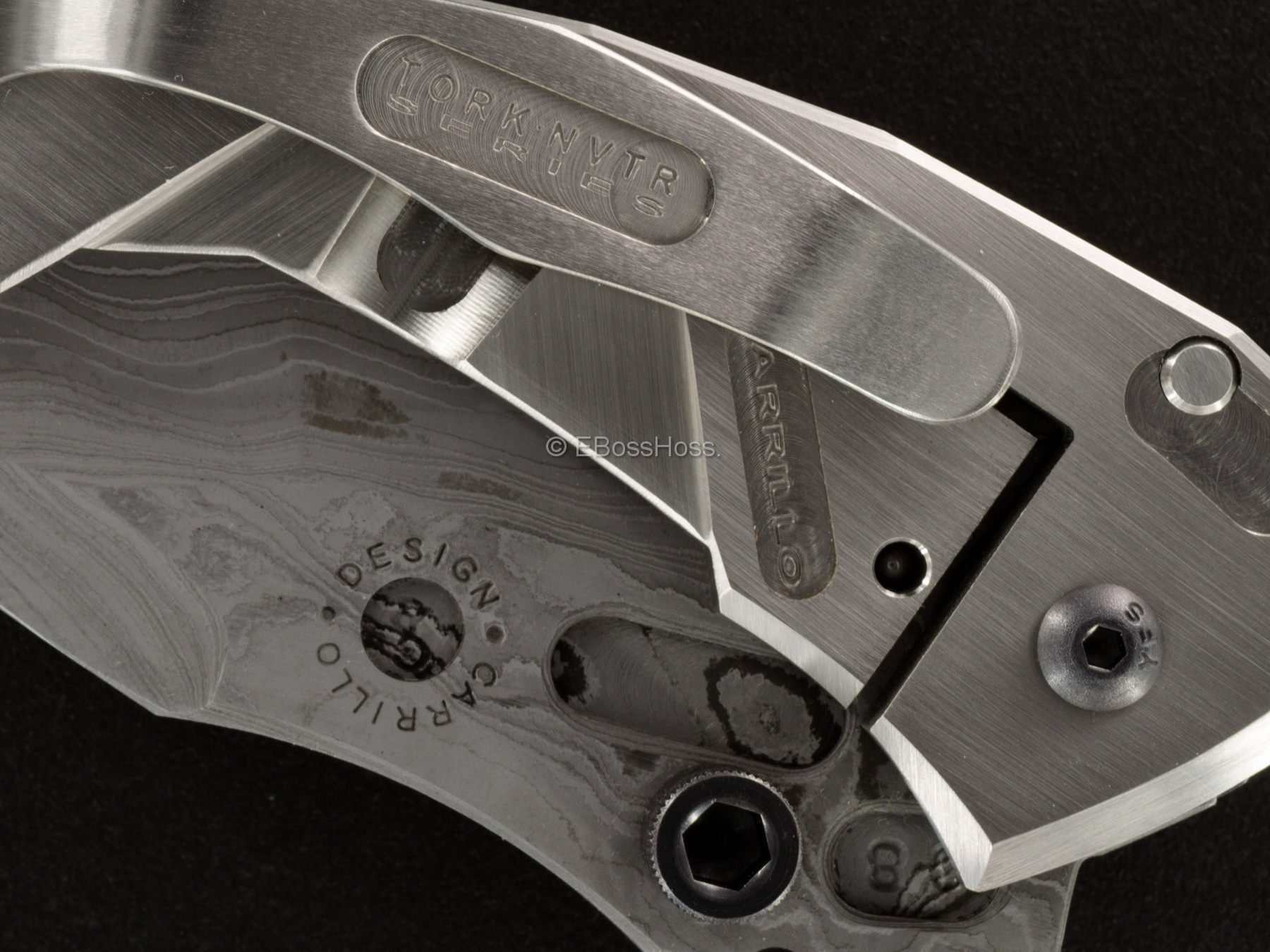 Dwaine Carillo Custom Damascus Moni-tor Model 6 Mannum