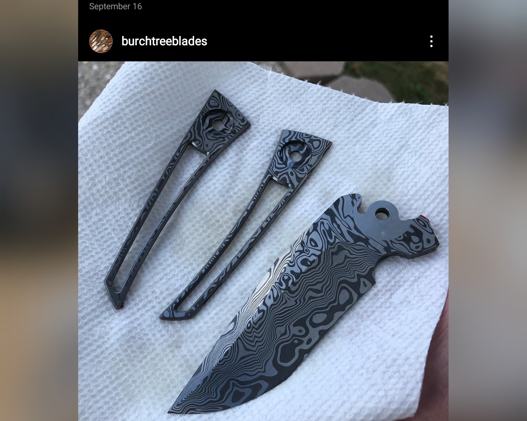 Michael Burch (Burchtree Bladeworks) Custom Very Deluxe Scaglione Flipper