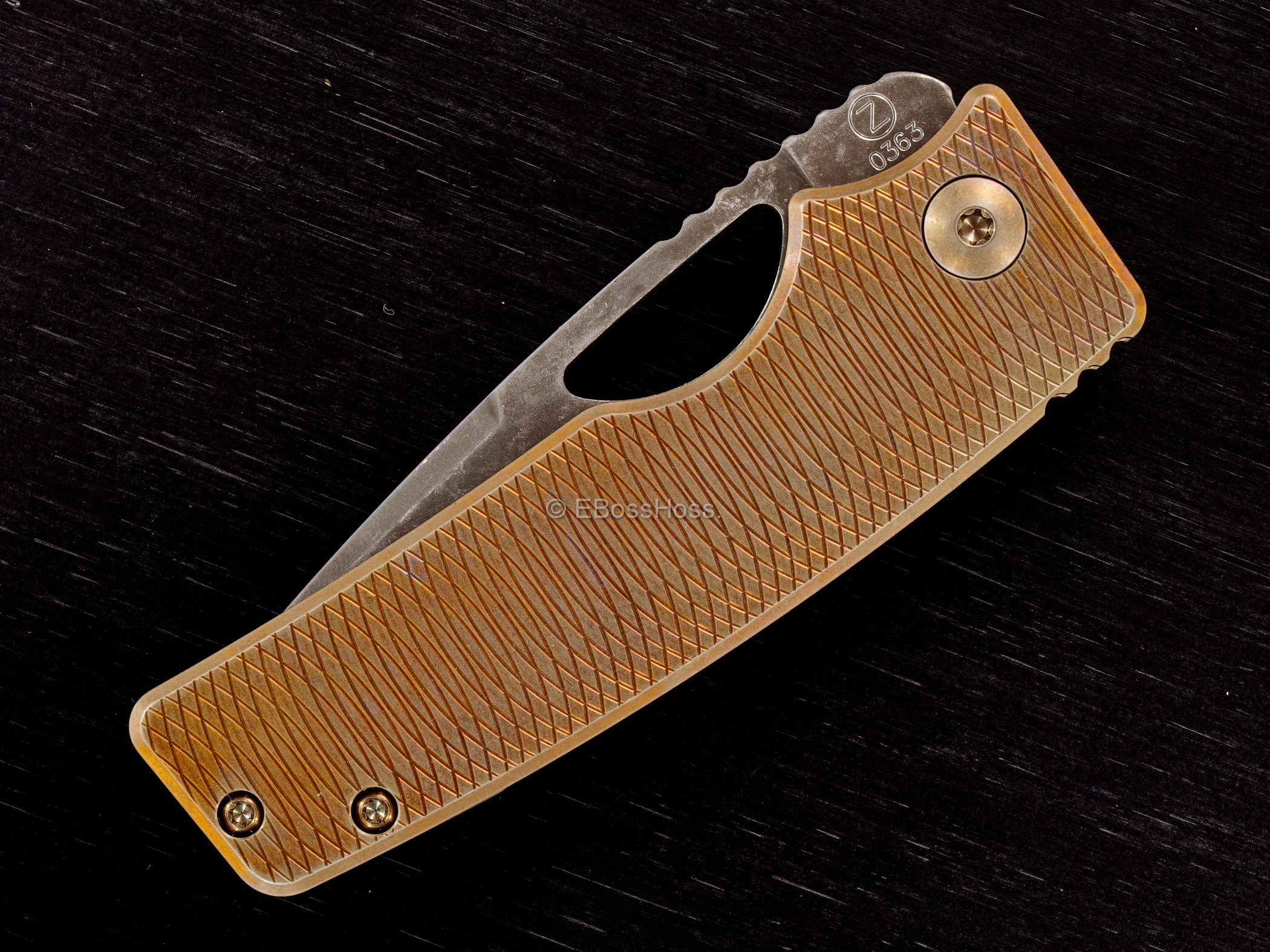 Oz Machine Company Roosevelt Framelock Folder