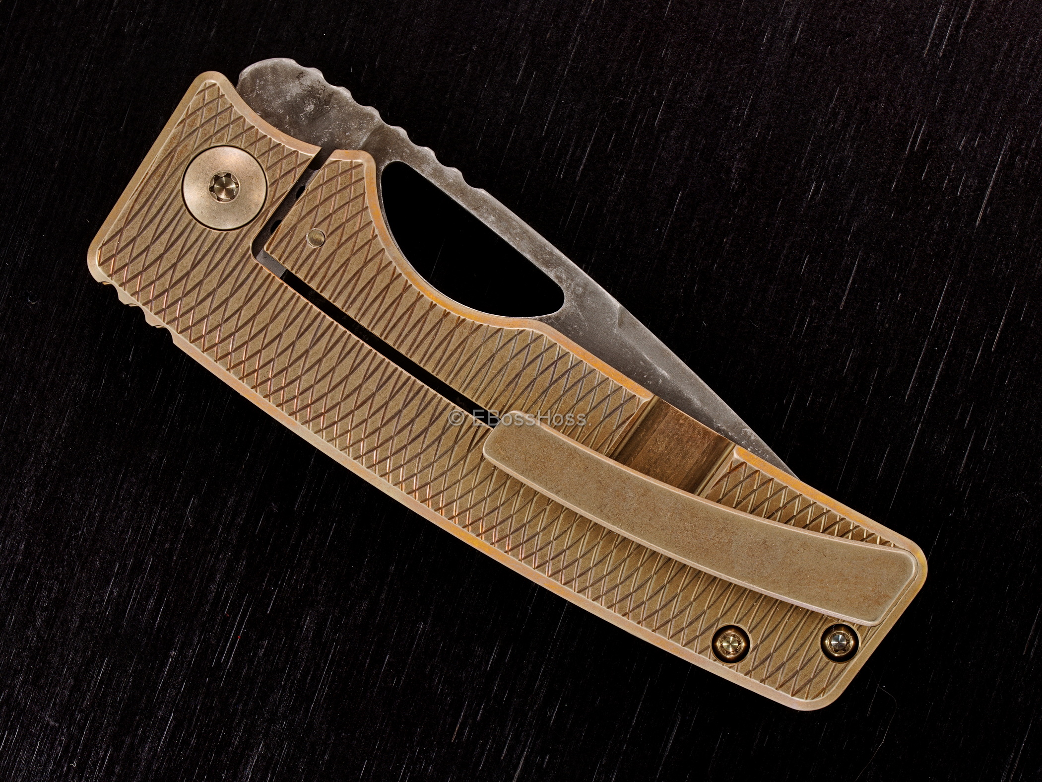 Oz Machine Company Roosevelt Framelock Folder