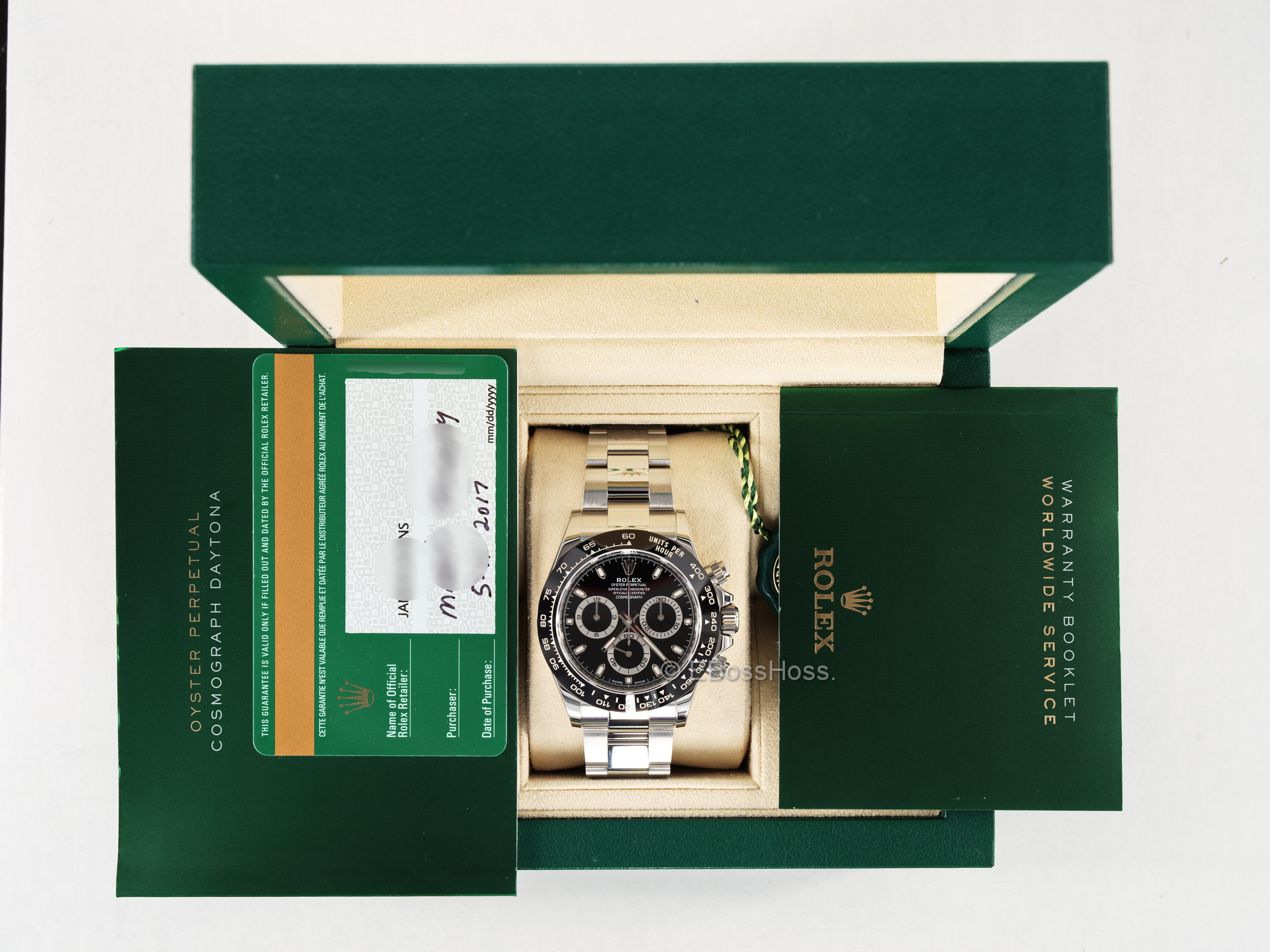 ROLEX SS Ceramic-Bezel Daytona - Ref 116500LN