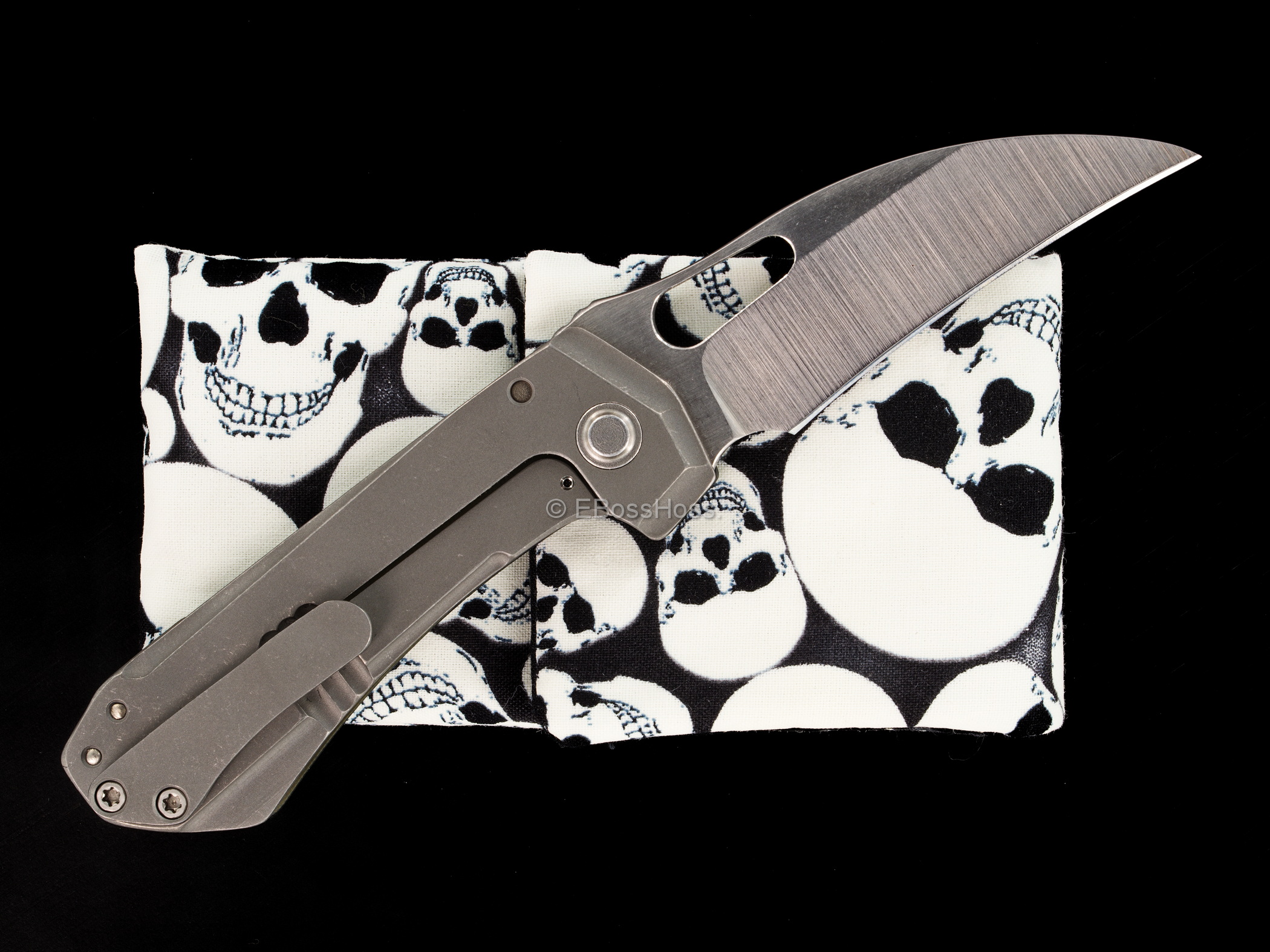 JB Stout Custom Leviahawk Framelock Folder