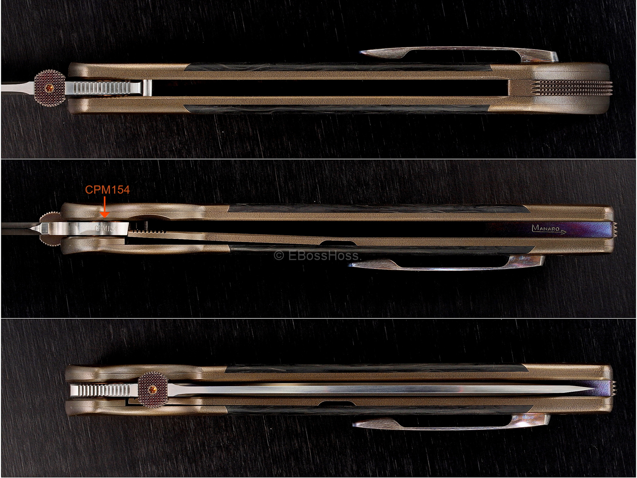 Sal Manaro Custom Deluxe XL Tanto Stingray