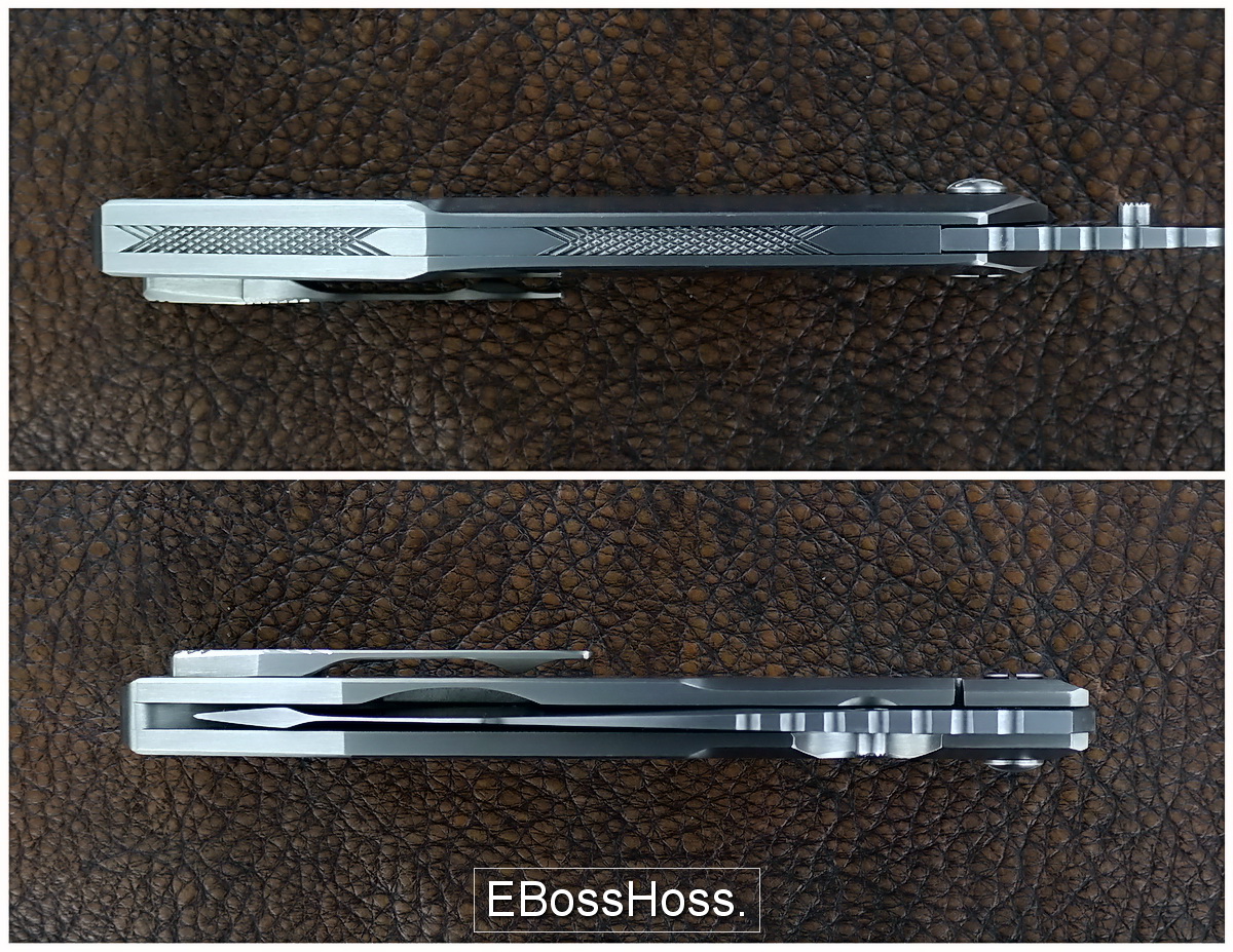 Gustavo Cecchini (GTC Knives) Titanium Prisma Flipper