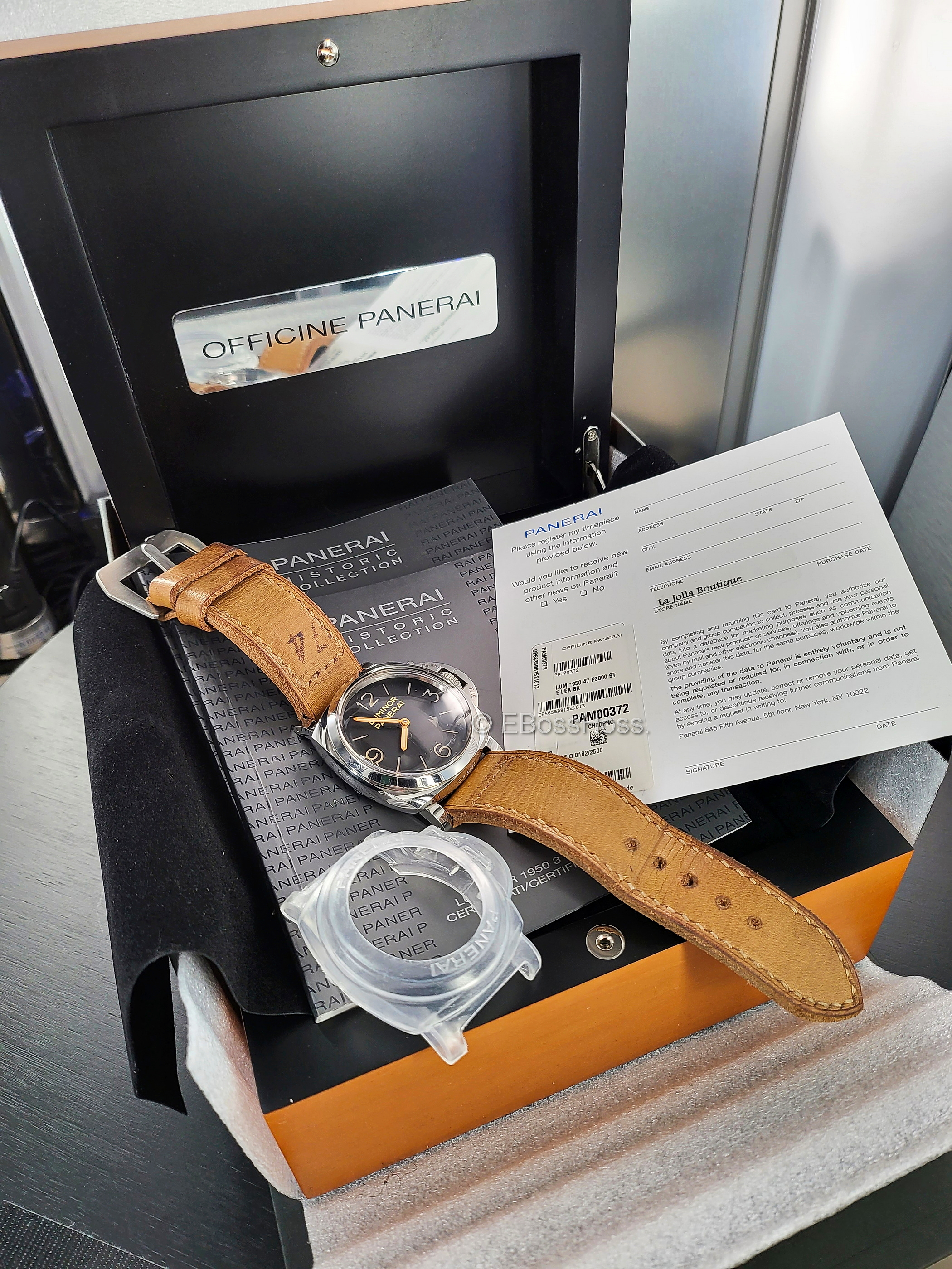 Paanerai PAM372 Luminor 1950 3 Days (PAM00372 PAM 372)