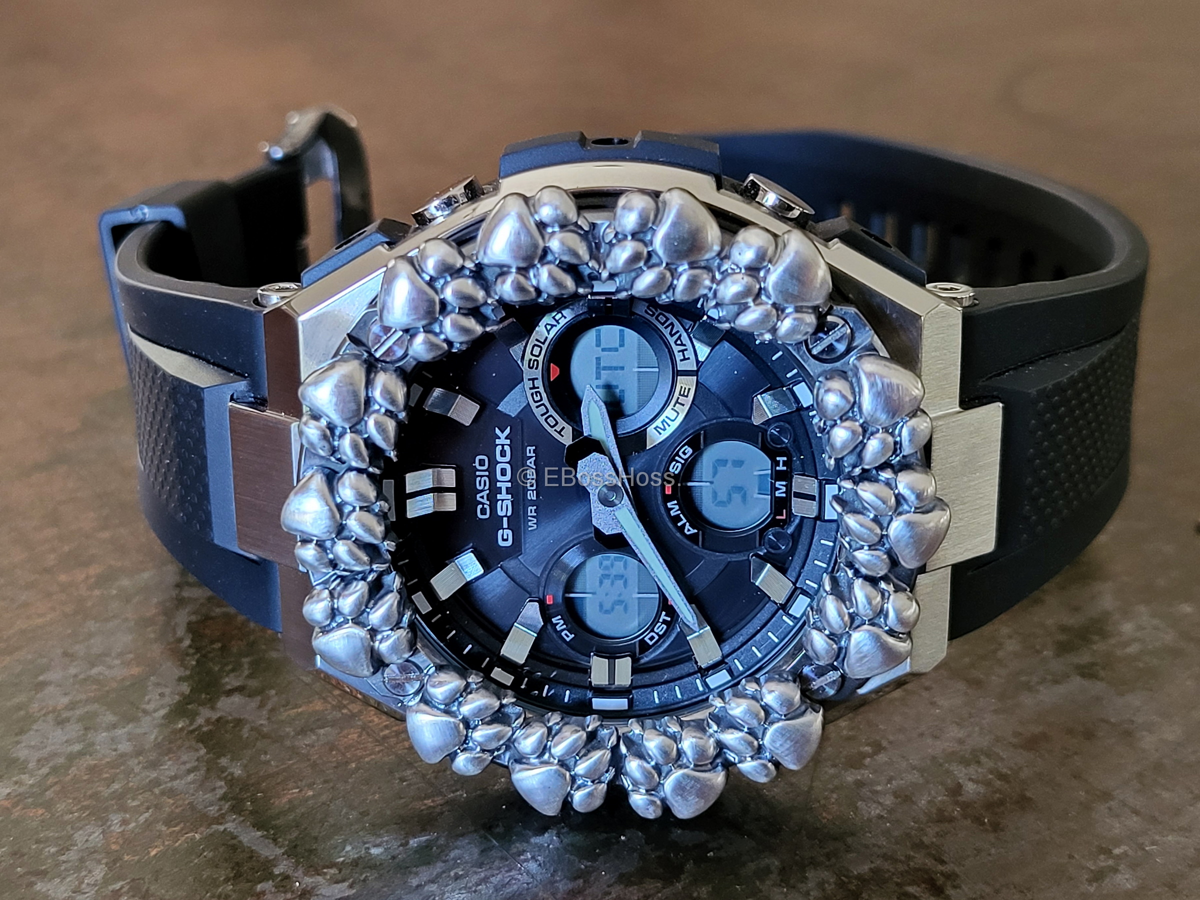 Steel Flame Custom Dog-Paw G-Shock - by Derrick Obatake