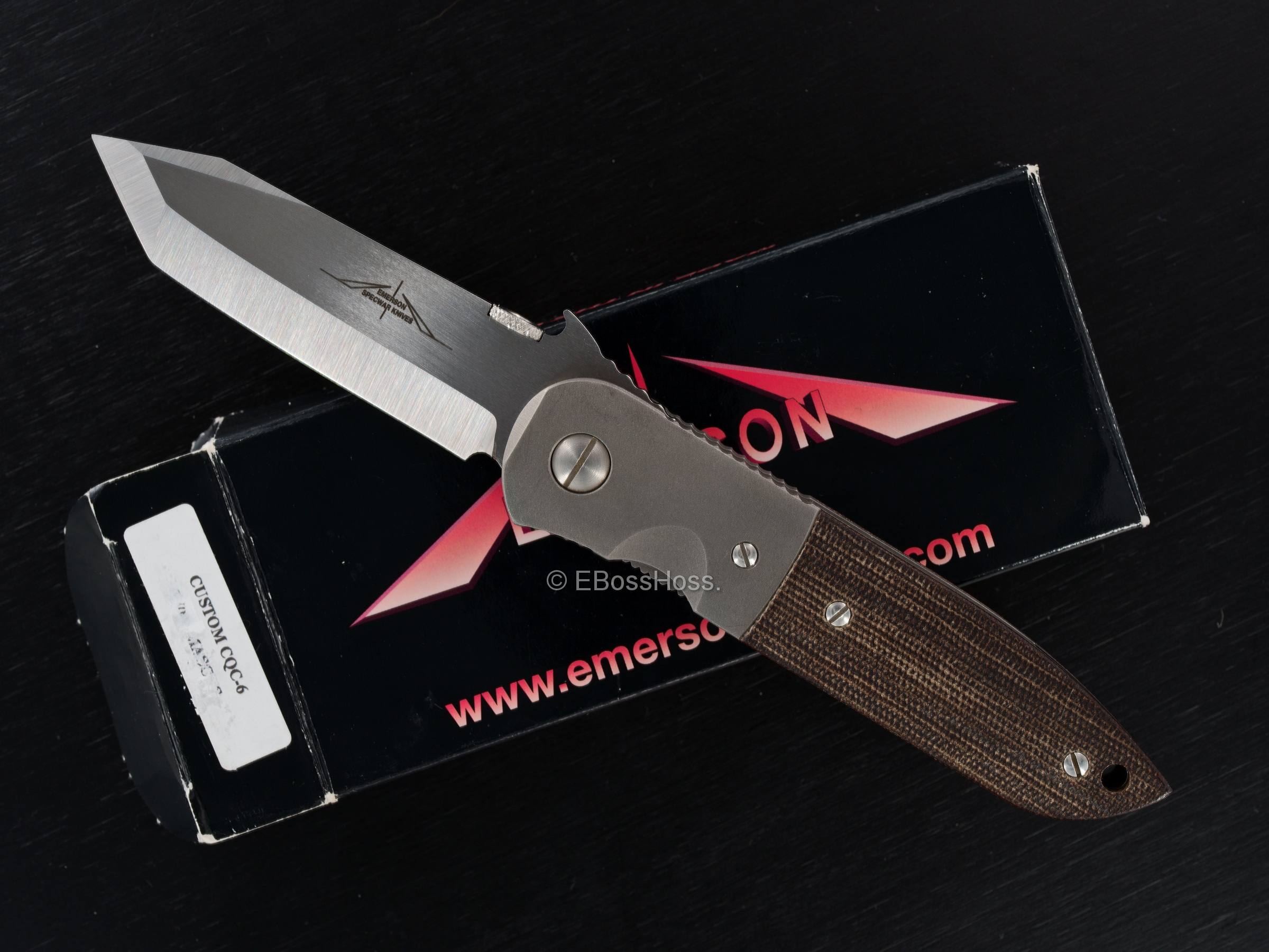 Ernie Emerson Custom CQC-6 Waved