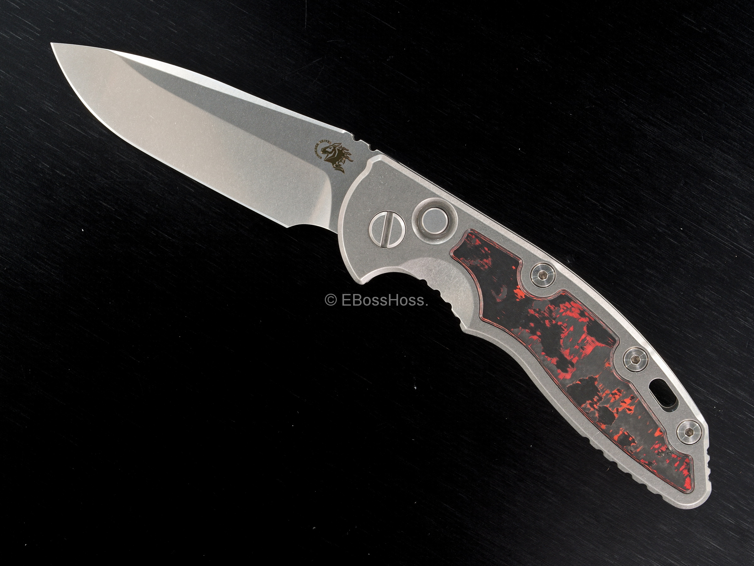 Rick Hinderer First-Release Auto XM-18 with Fat-Carbon Inlays