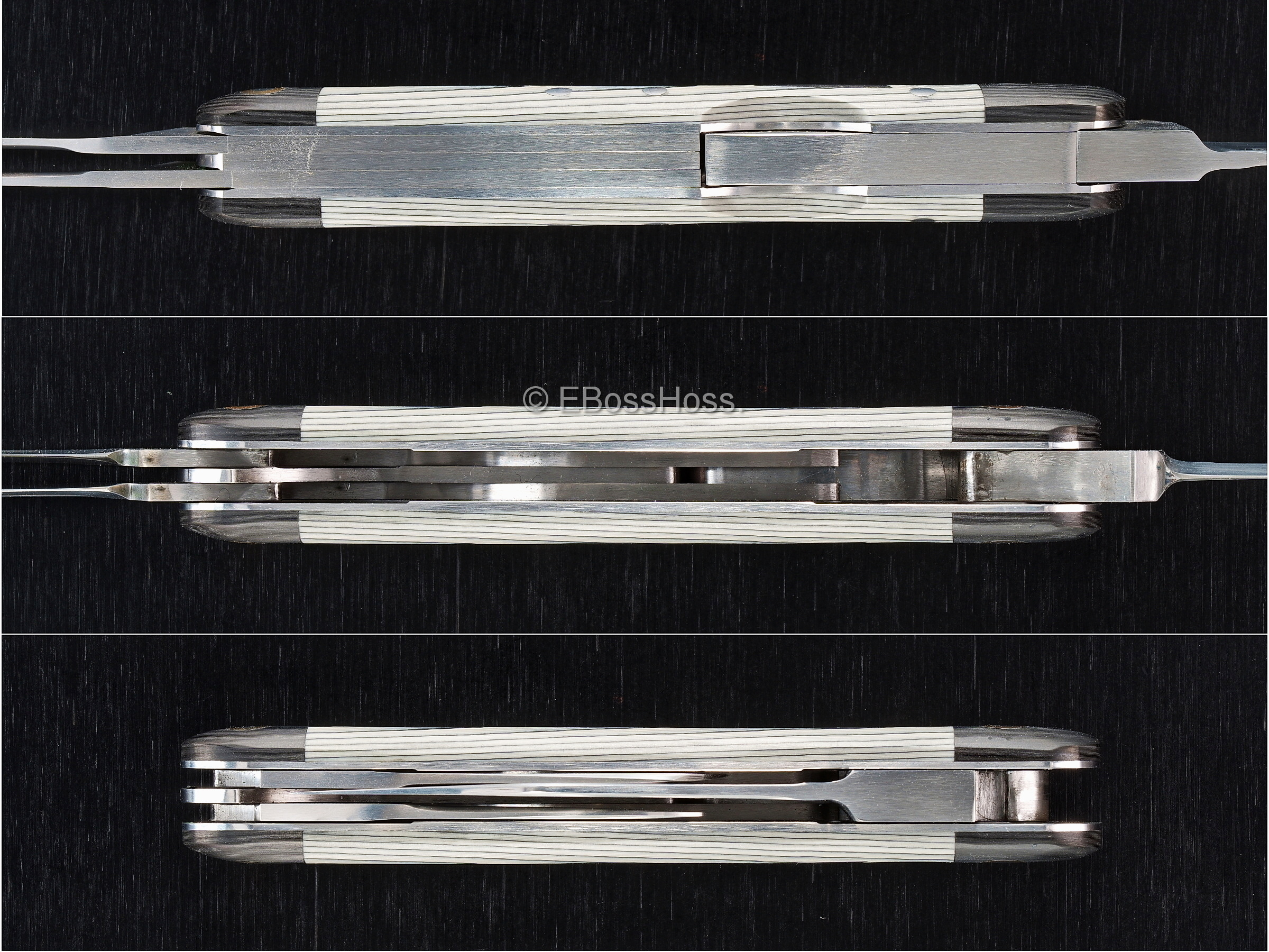 Dr T Knives / David Taber Custom Carboquartz Lockback Whittler