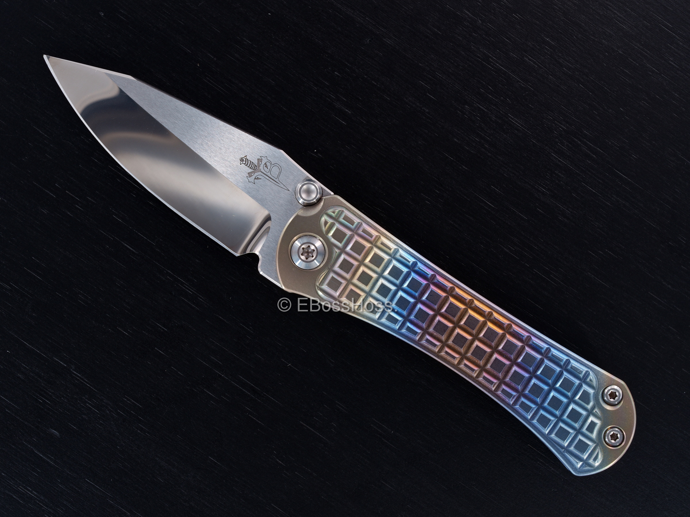 Marfione Custom Knives / Borka Blades SBSP Diamond Wash FRAG Collaboration