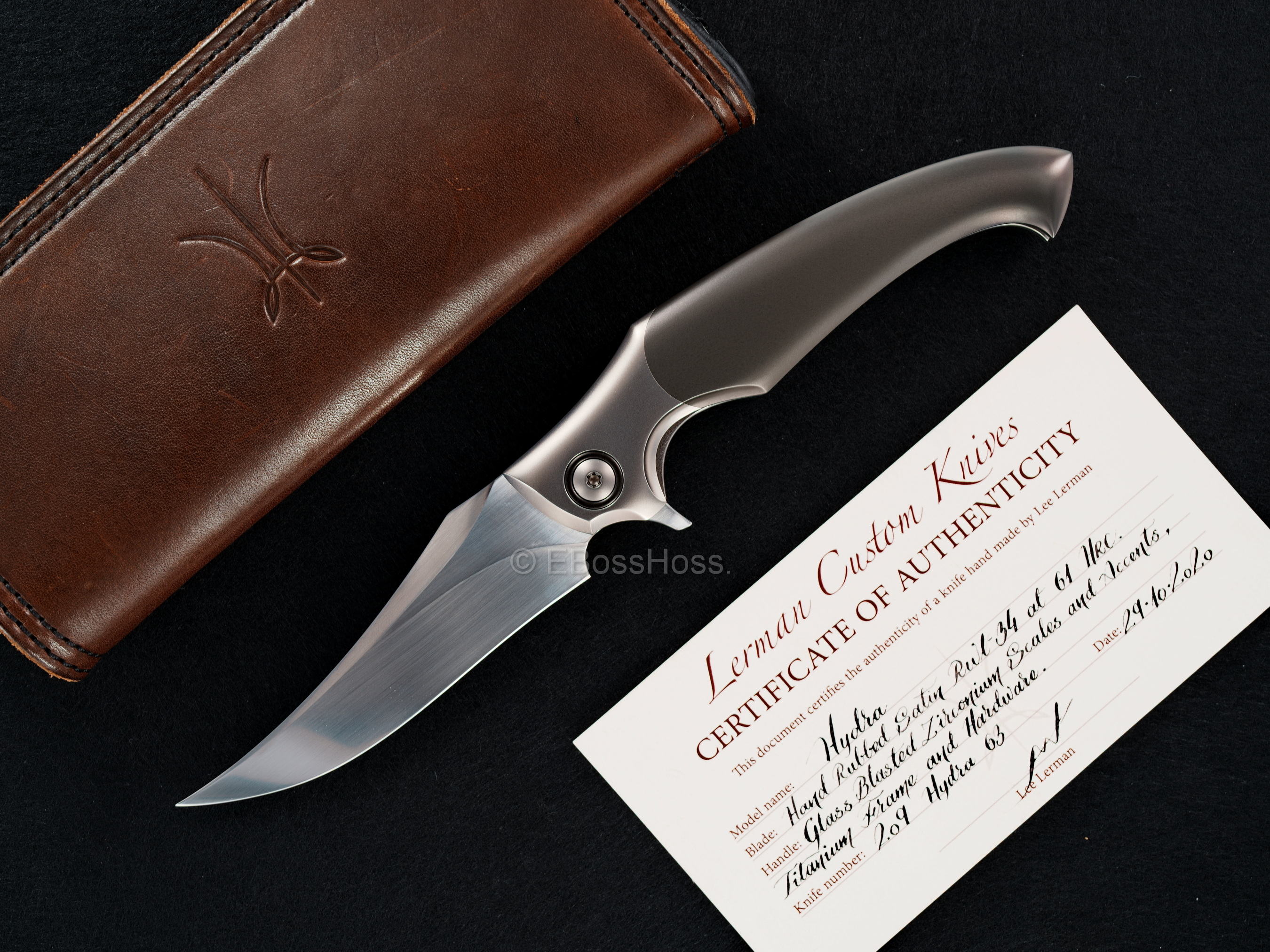 Lee Lerman Custom Deluxe Hydra Bolsterlock Flipper