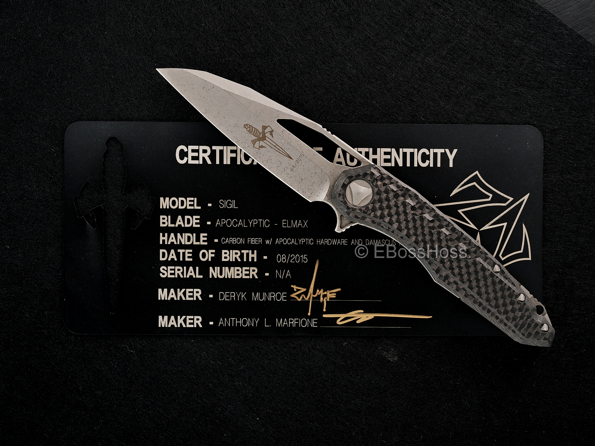 Tony Marfione - Deryk Munroe Apocalyptic Sigil Flipper Collaboration