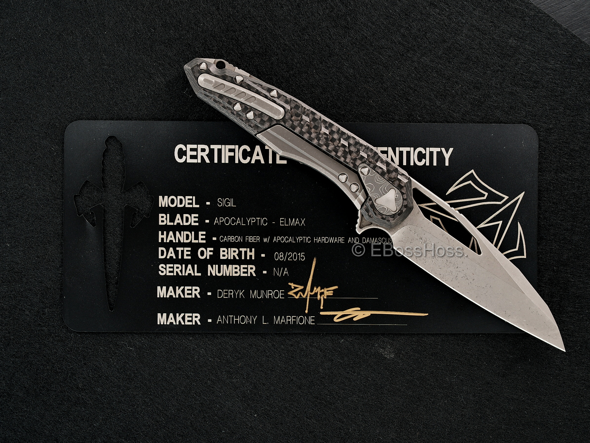 Tony Marfione - Deryk Munroe Apocalyptic Sigil Flipper Collaboration