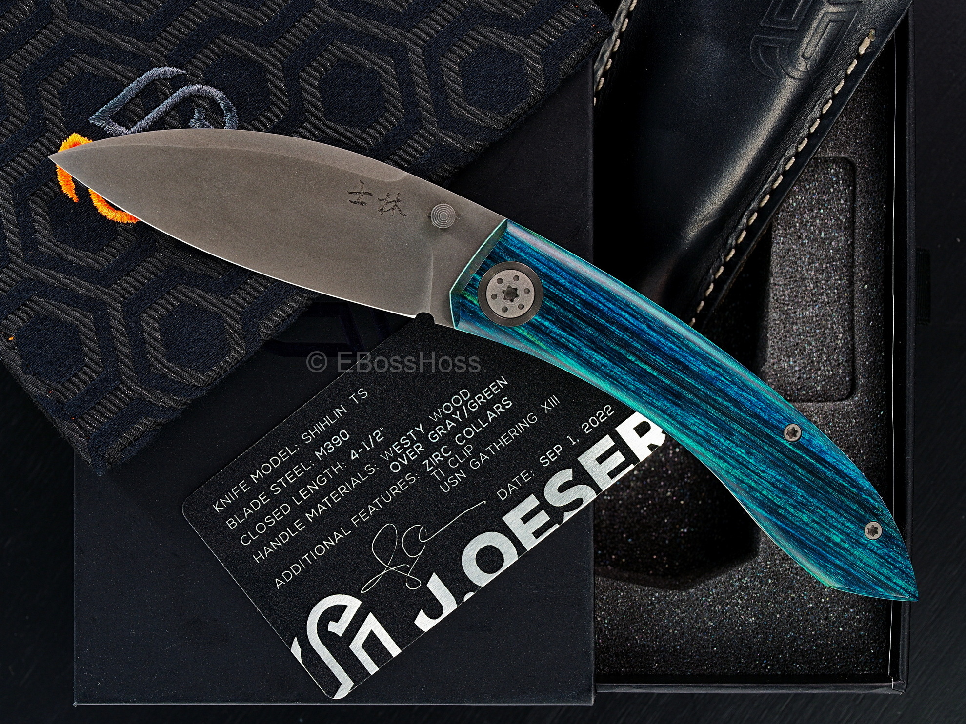 Jared Oeser Custom Shihlin TS Linerlock Folder