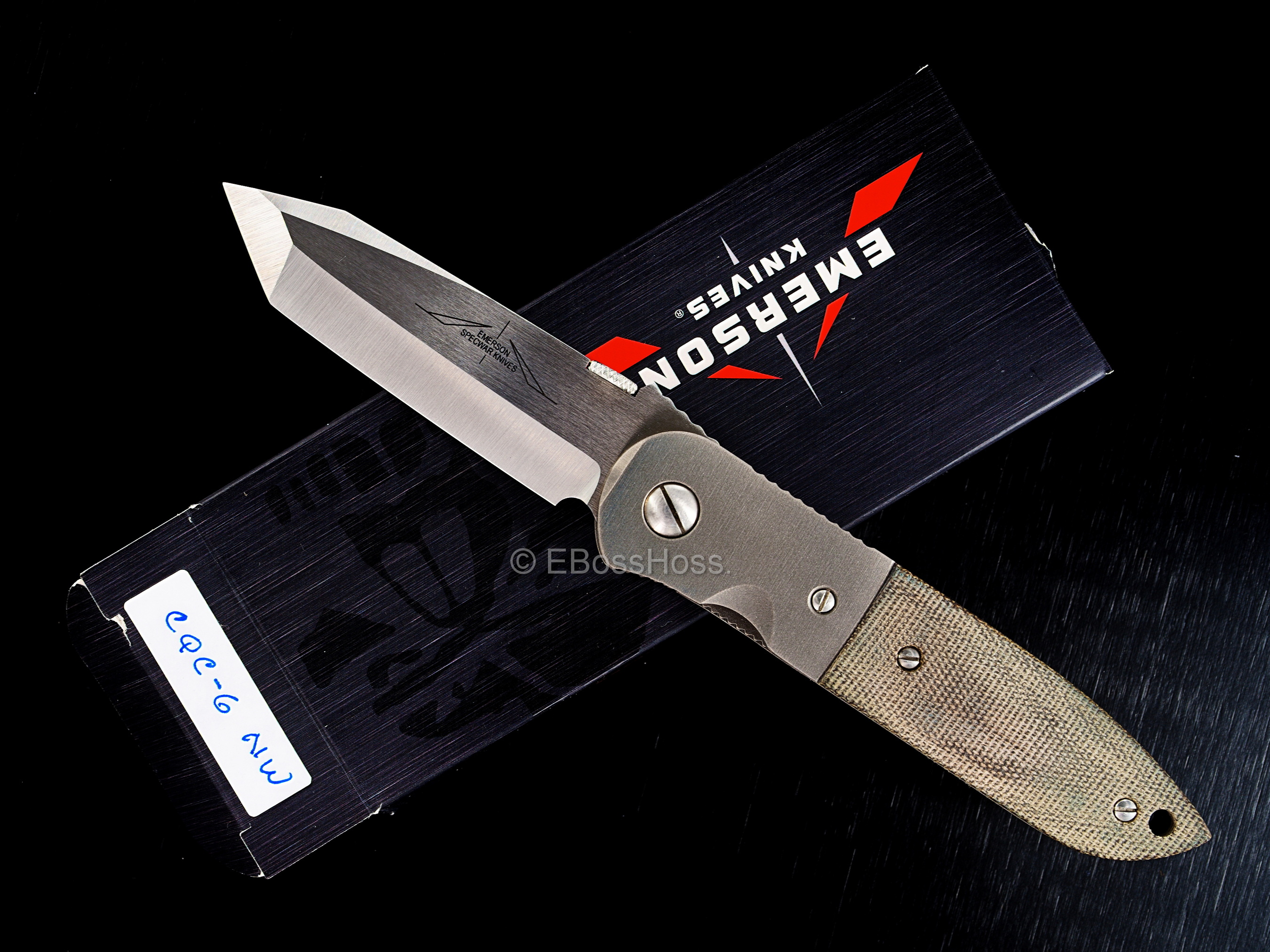 Ernie Emerson Custom CQC-6 Non-Waved