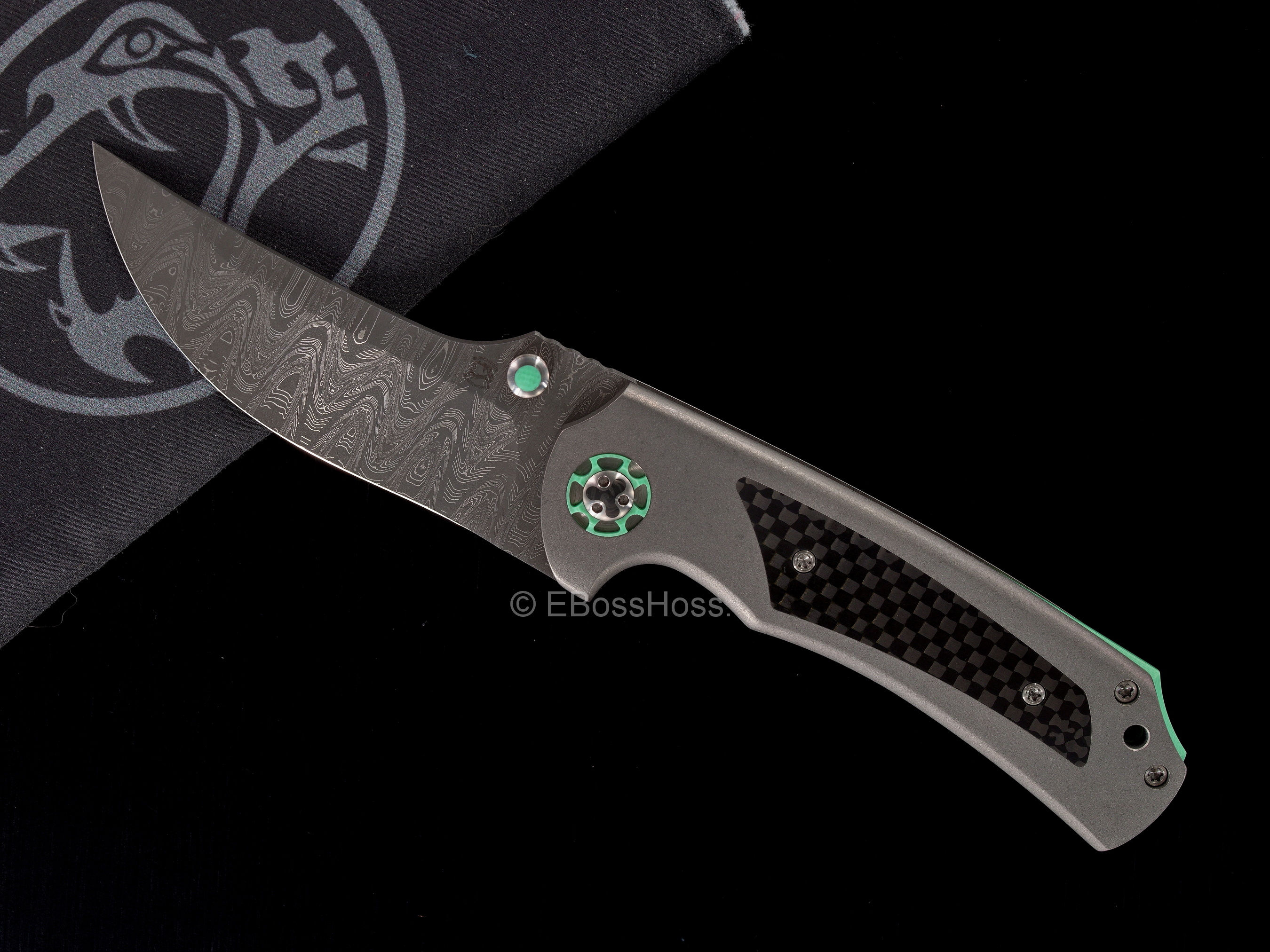 Michael Burch (Burchtree Bladeworks) Custom Deluxe Tiffany Persian Framelock