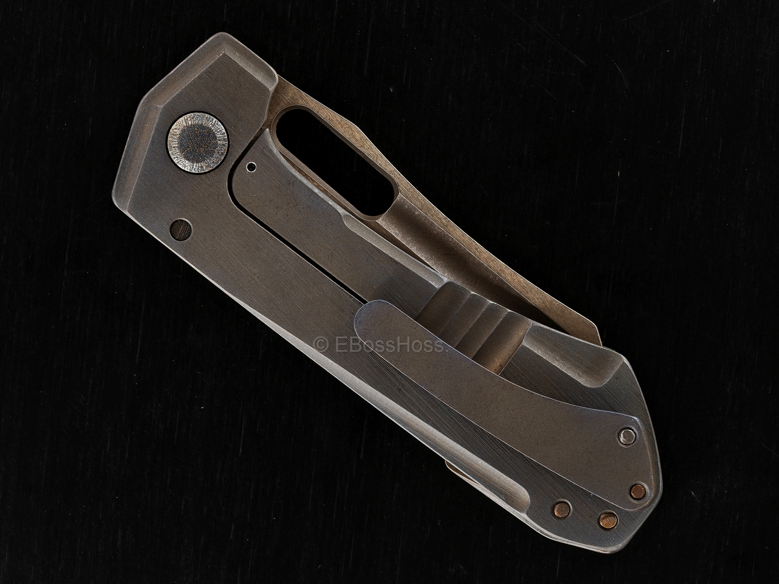 Custom Deluxe Zirconium Leviathan Framelock