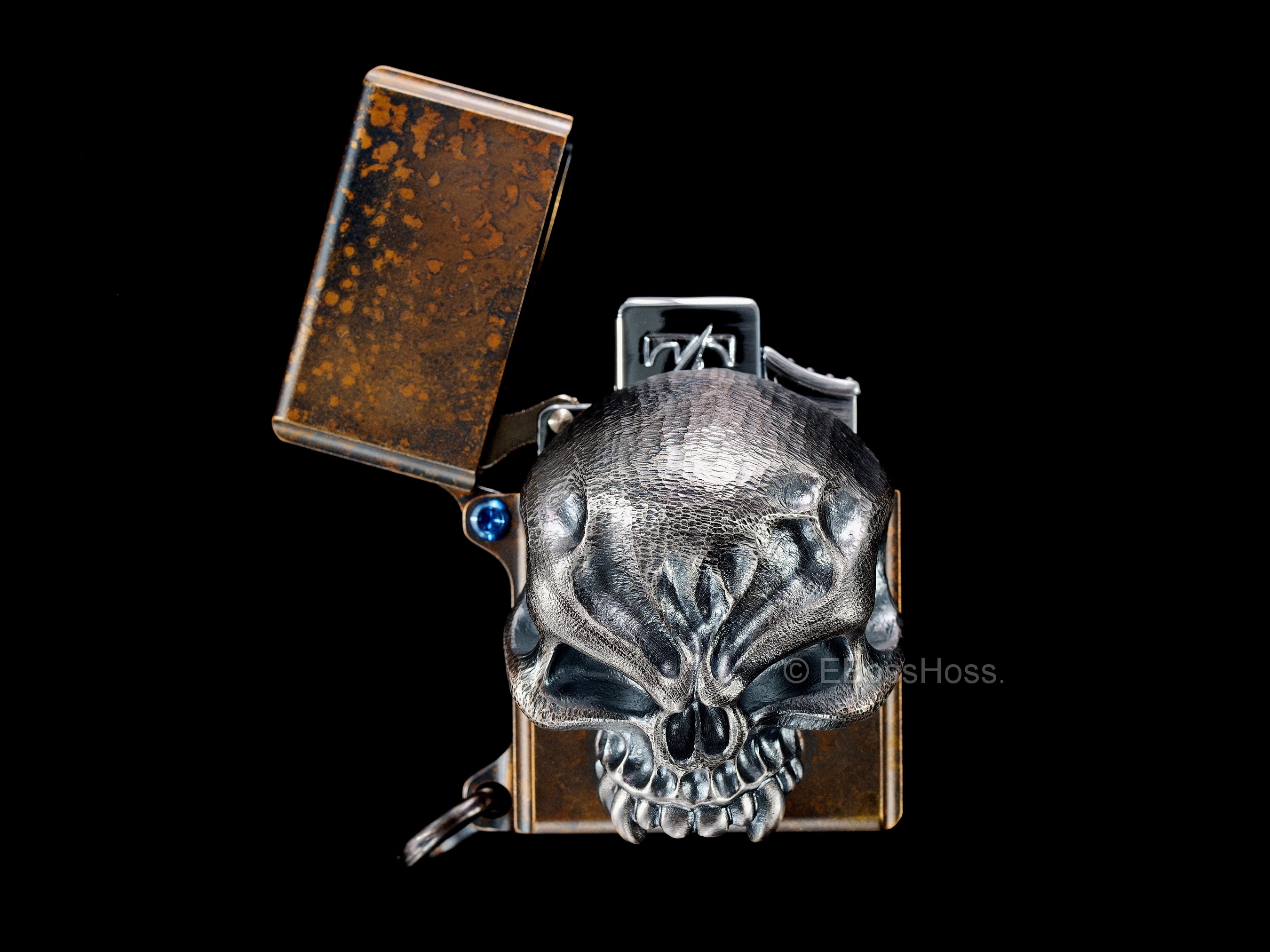 Steel Flame Custom Sledge Lighter - with a Goliath Hard Warrior -- by Derrick Obatake