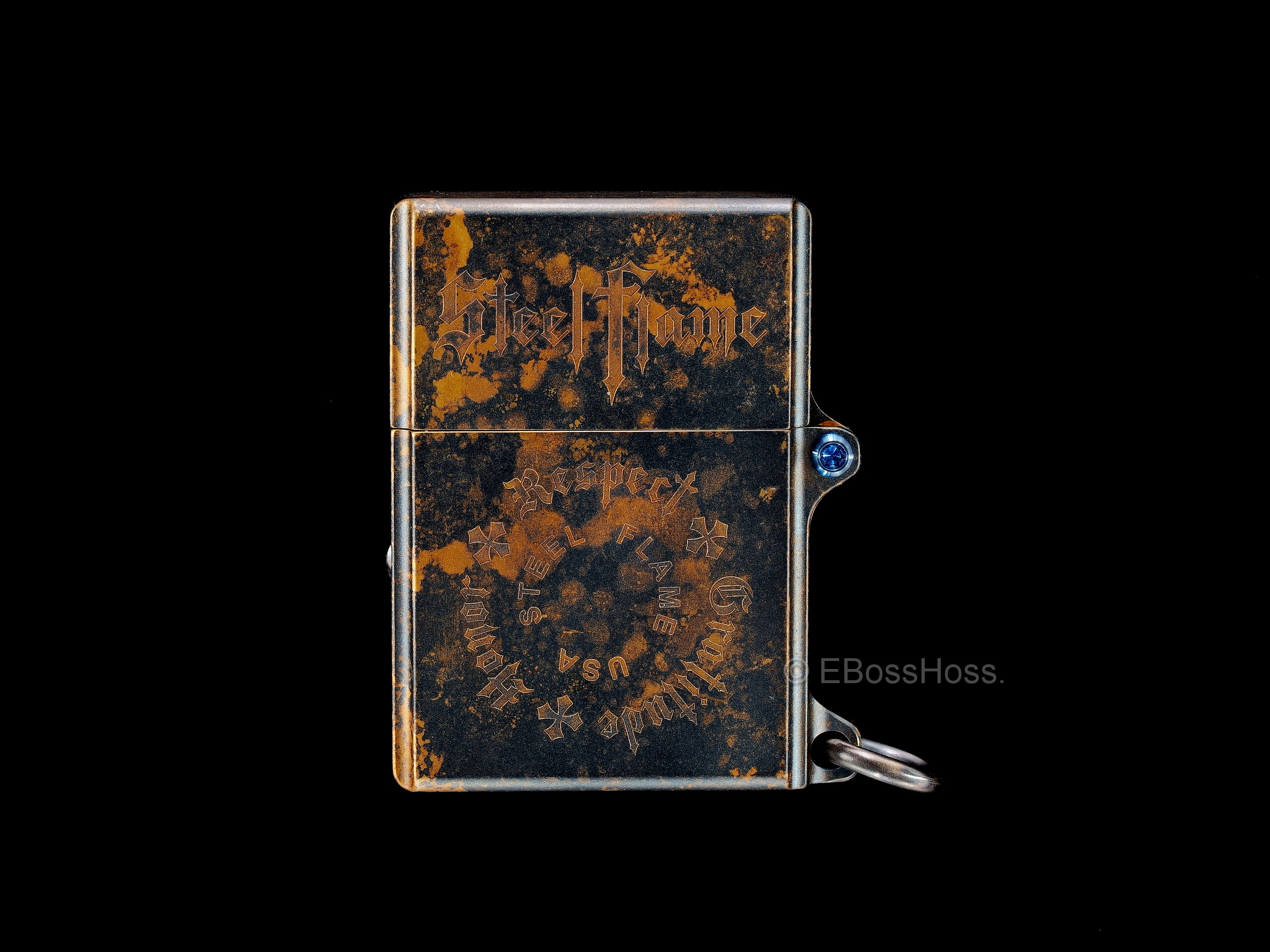 Steel Flame Custom Sledge Lighter - with a Goliath Hard Warrior -- by Derrick Obatake