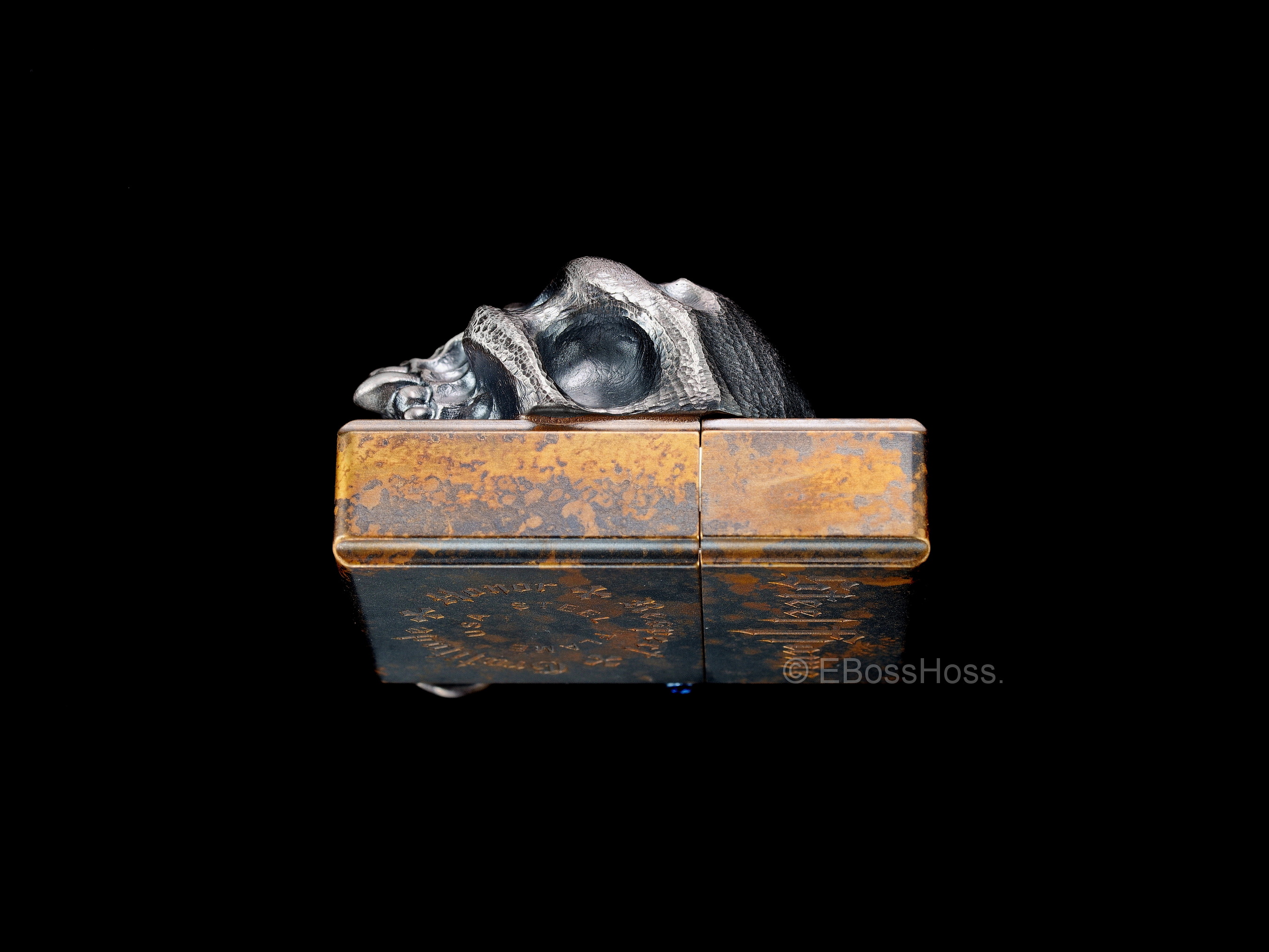 Steel Flame Custom Sledge Lighter - with a Goliath Hard Warrior -- by Derrick Obatake