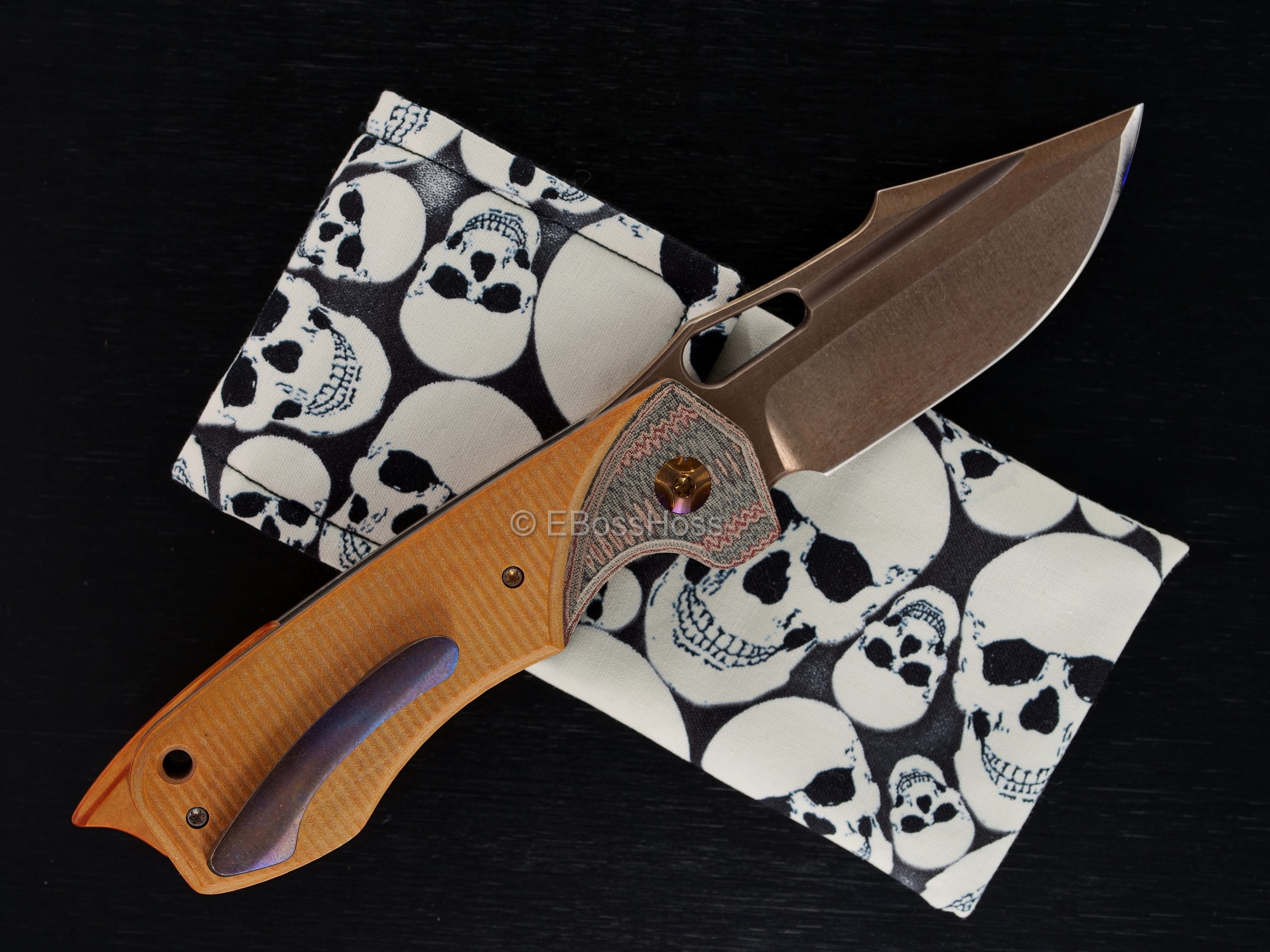 JB Stout Custom Blood and Thunder V1 - 1st one with Fluted Micarta Handle
