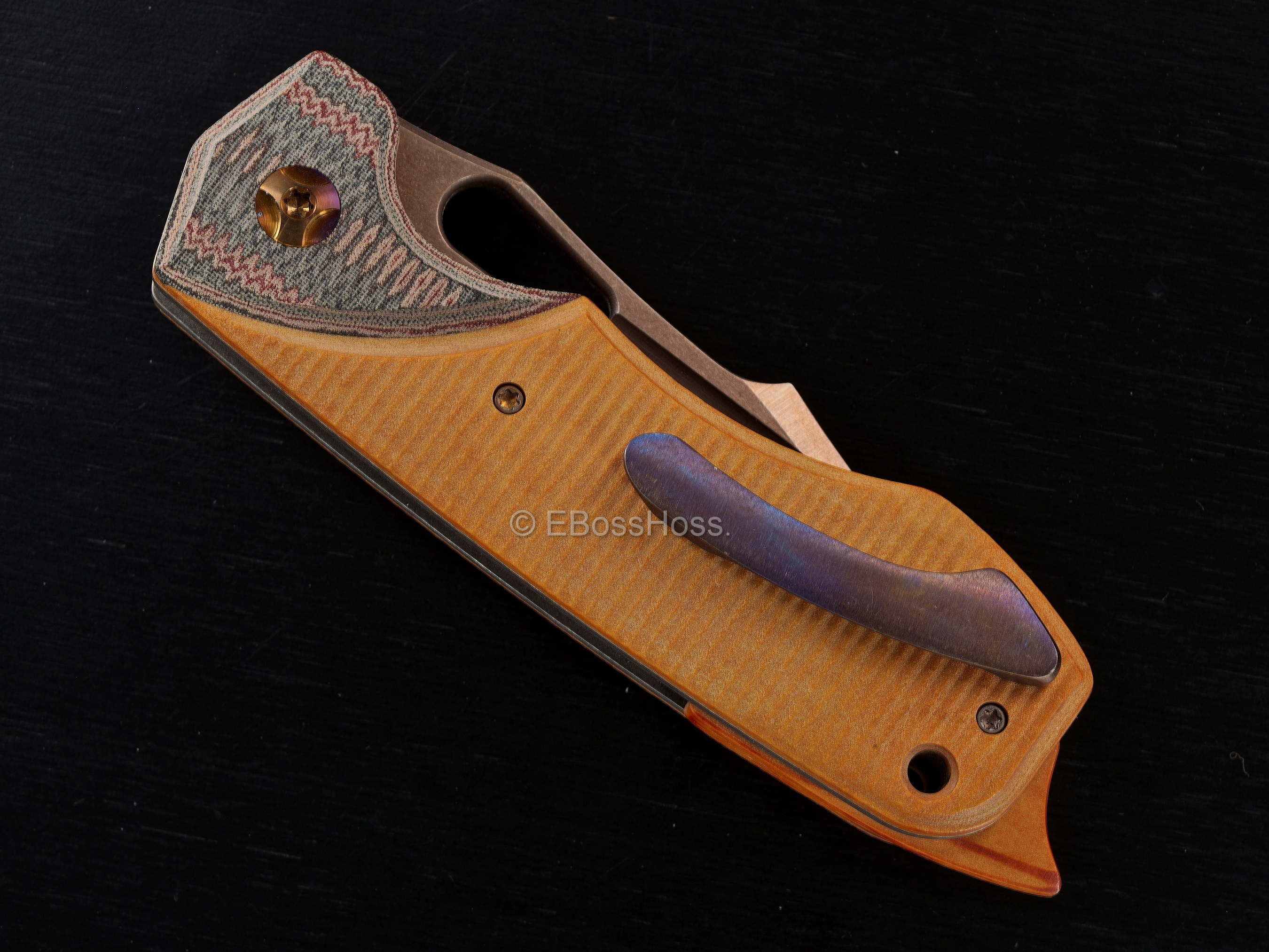 JB Stout Custom Blood and Thunder V1 - 1st one with Fluted Micarta Handle