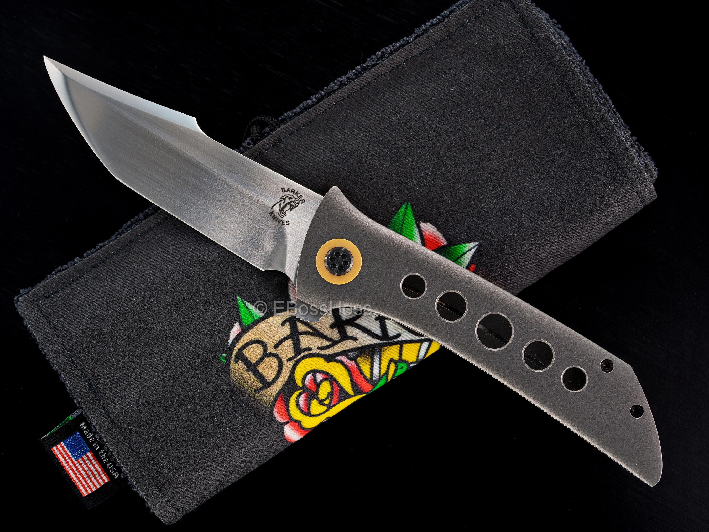 John Barker Custom Black Shuck Flipper