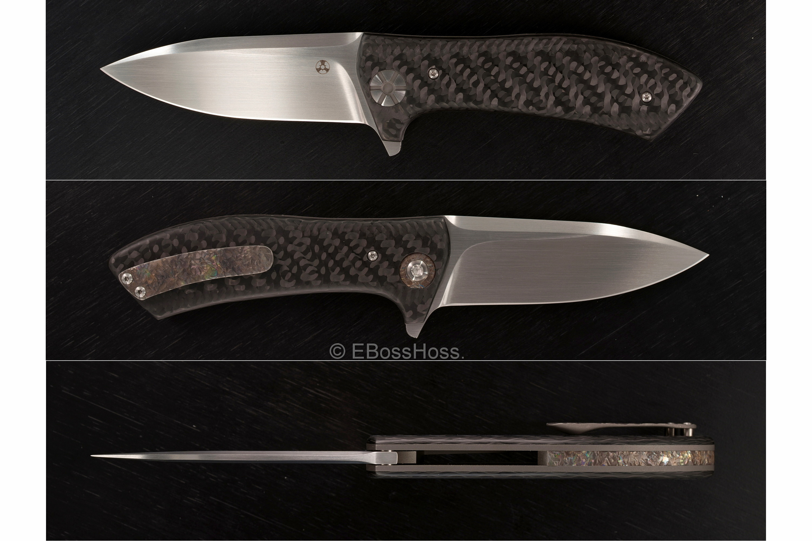 Todd Rexford Custom Singularity Flipper with Hot-Hammered Highlights