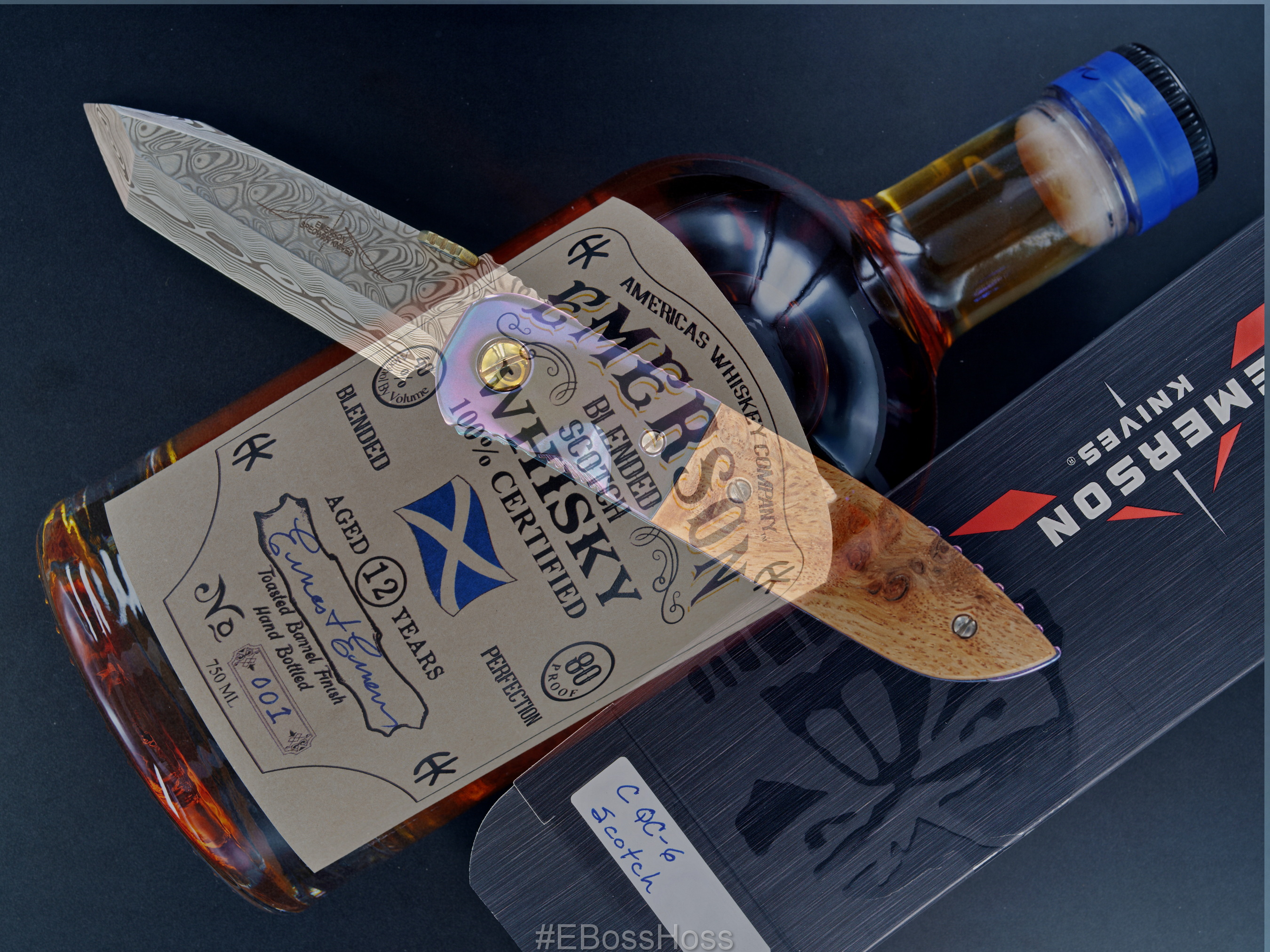 Ernie Emerson Custom Scotch Whiskey CQC-6 Set