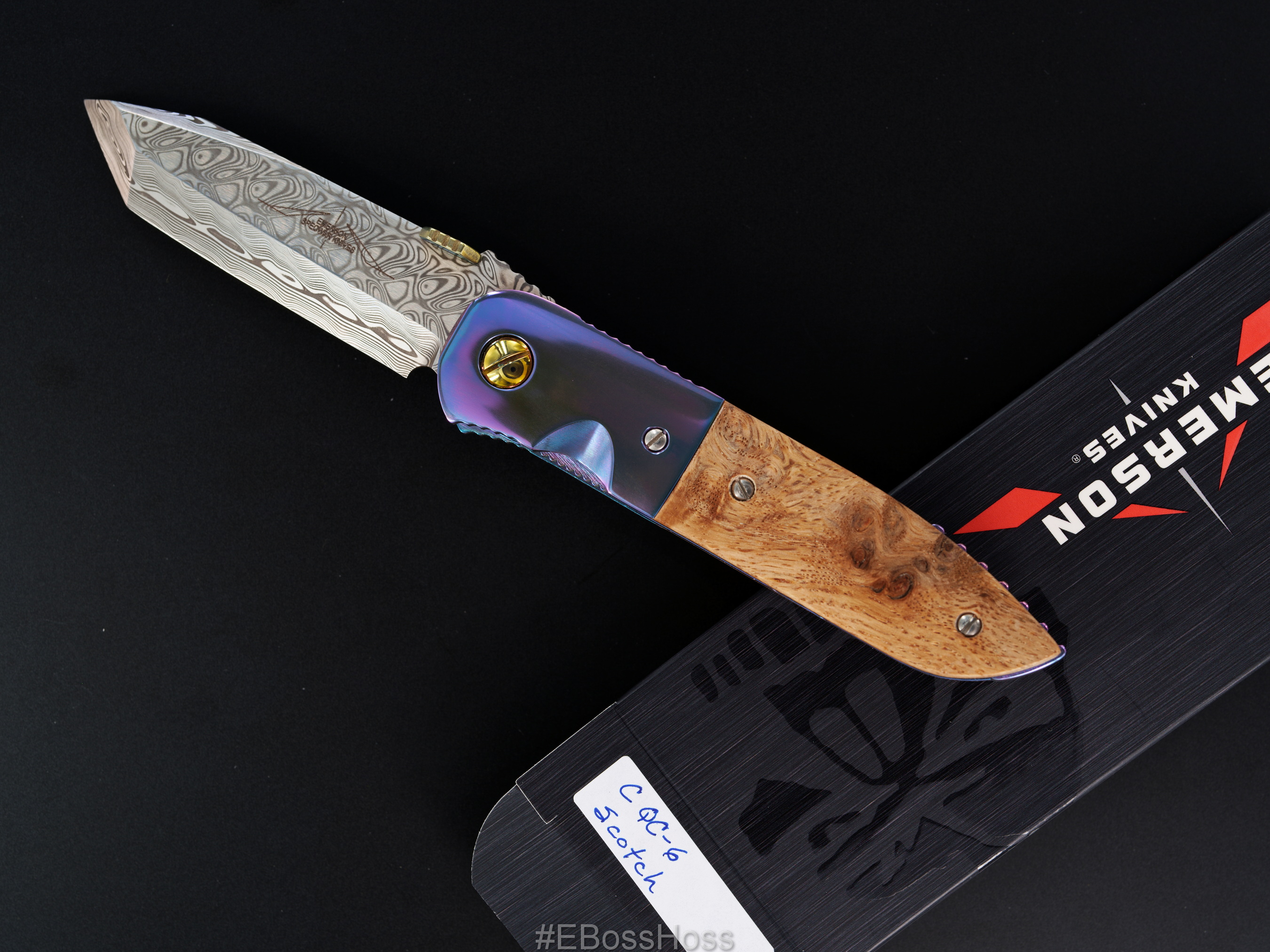 Ernie Emerson Custom Scotch Whiskey CQC-6 Set