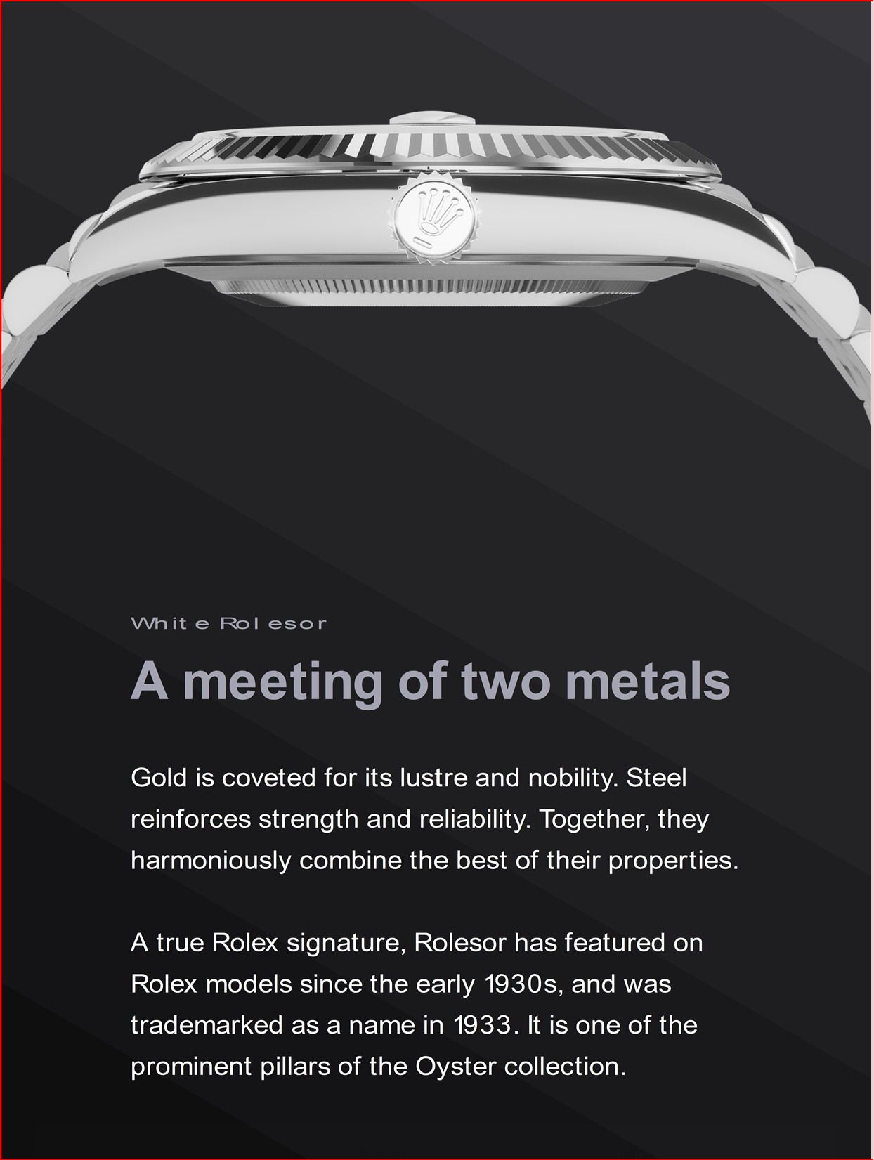 ROLEX Datejust 41 White Gold - Oystersteel - Ref. M126334