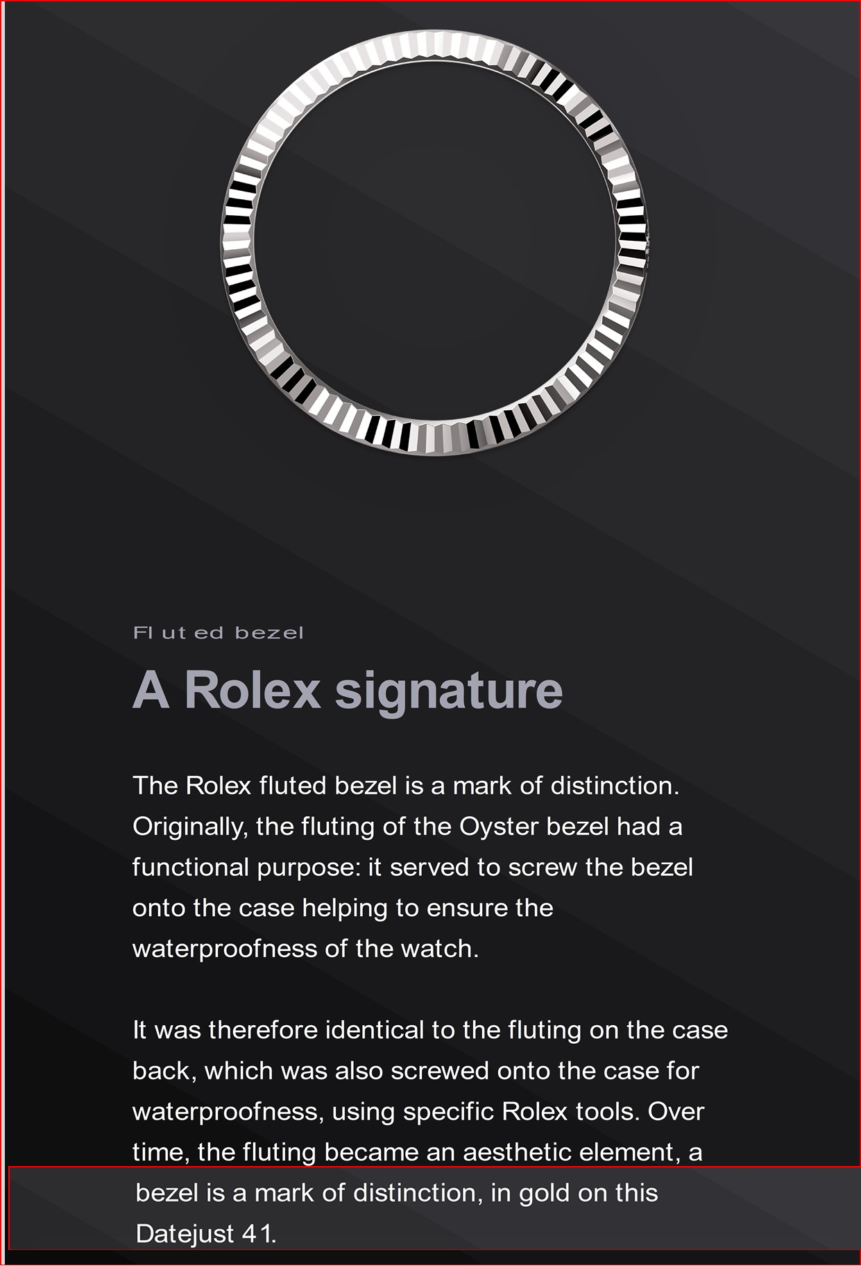 ROLEX Datejust 41 White Gold - Oystersteel - Ref. M126334