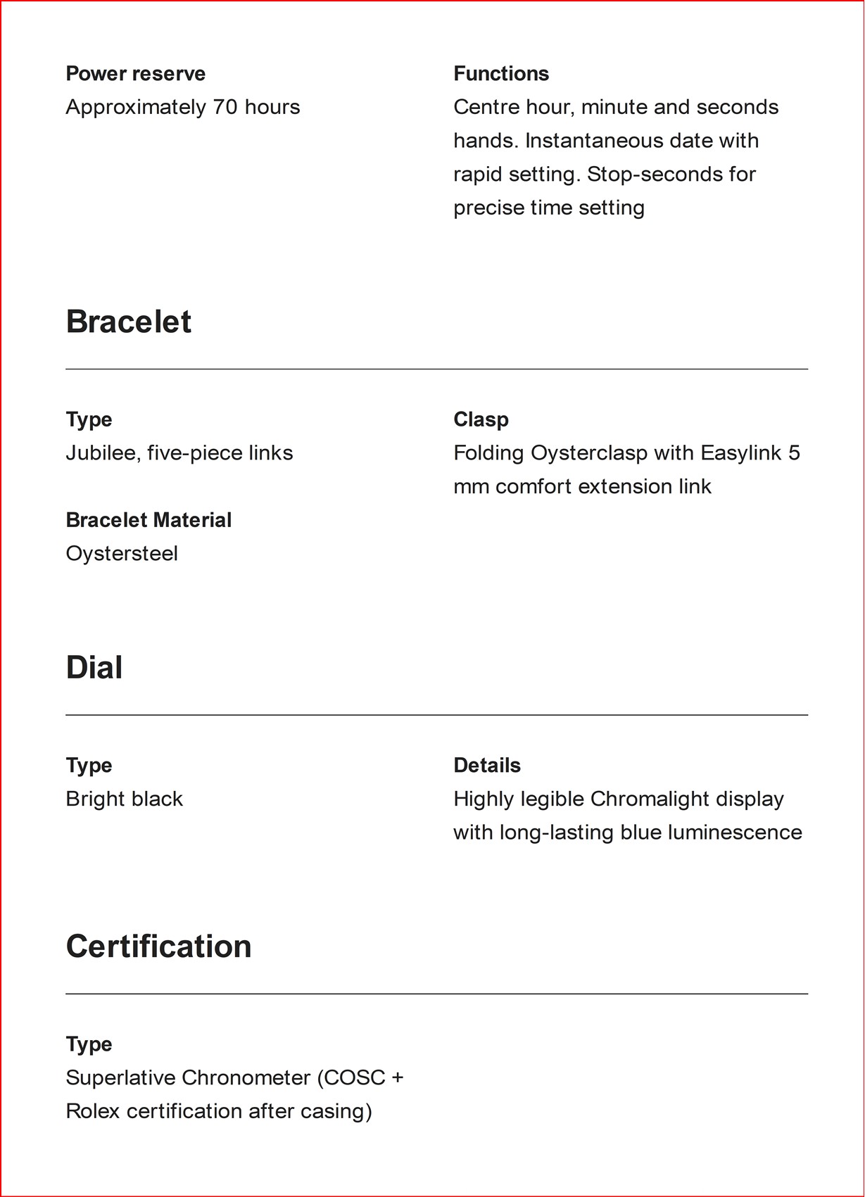 ROLEX Datejust 41 White Gold - Oystersteel - Ref. M126334