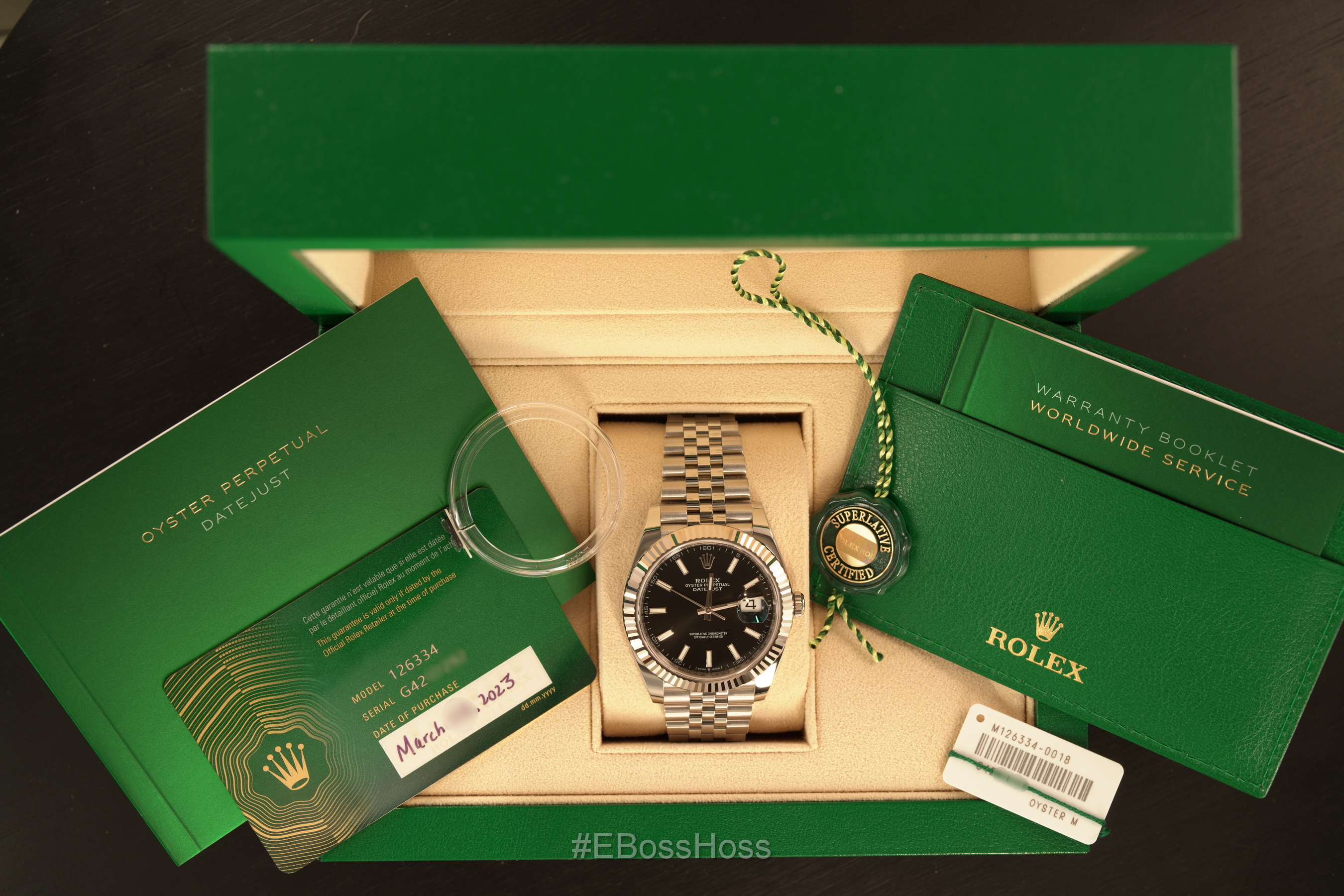 ROLEX Datejust 41 White Gold - Oystersteel - Ref. M126334