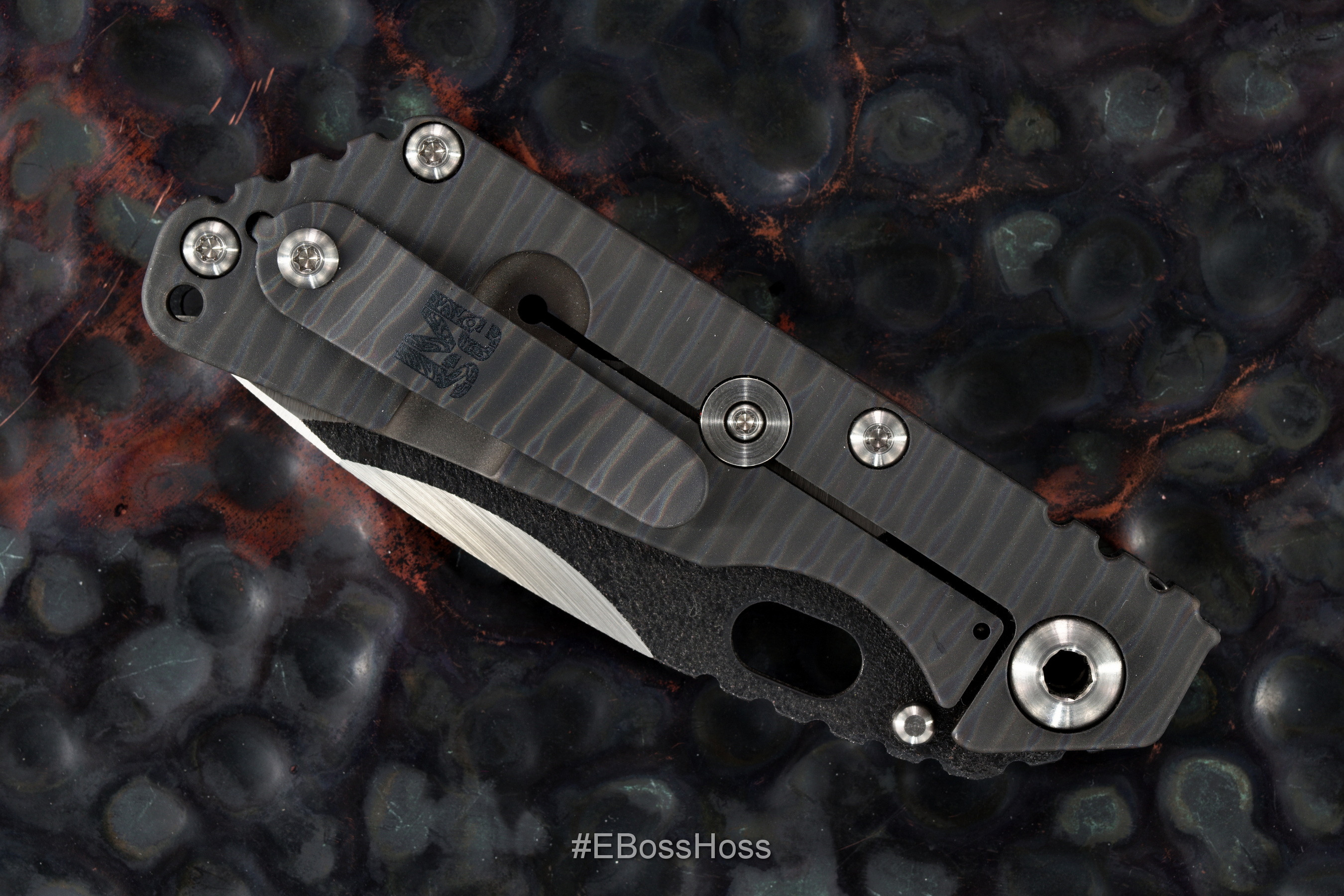 Mick Stider Custom Tire-Tread Nightmare Wharncliffe SnG with Triscula Grind