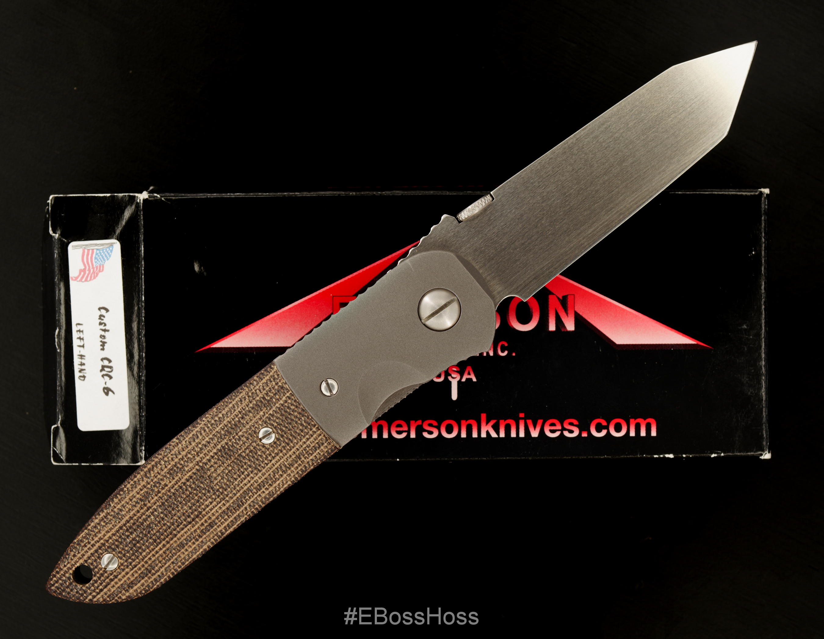 Ernie Emerson Custom CQC-6 Correct Grind Lefty - No Wave