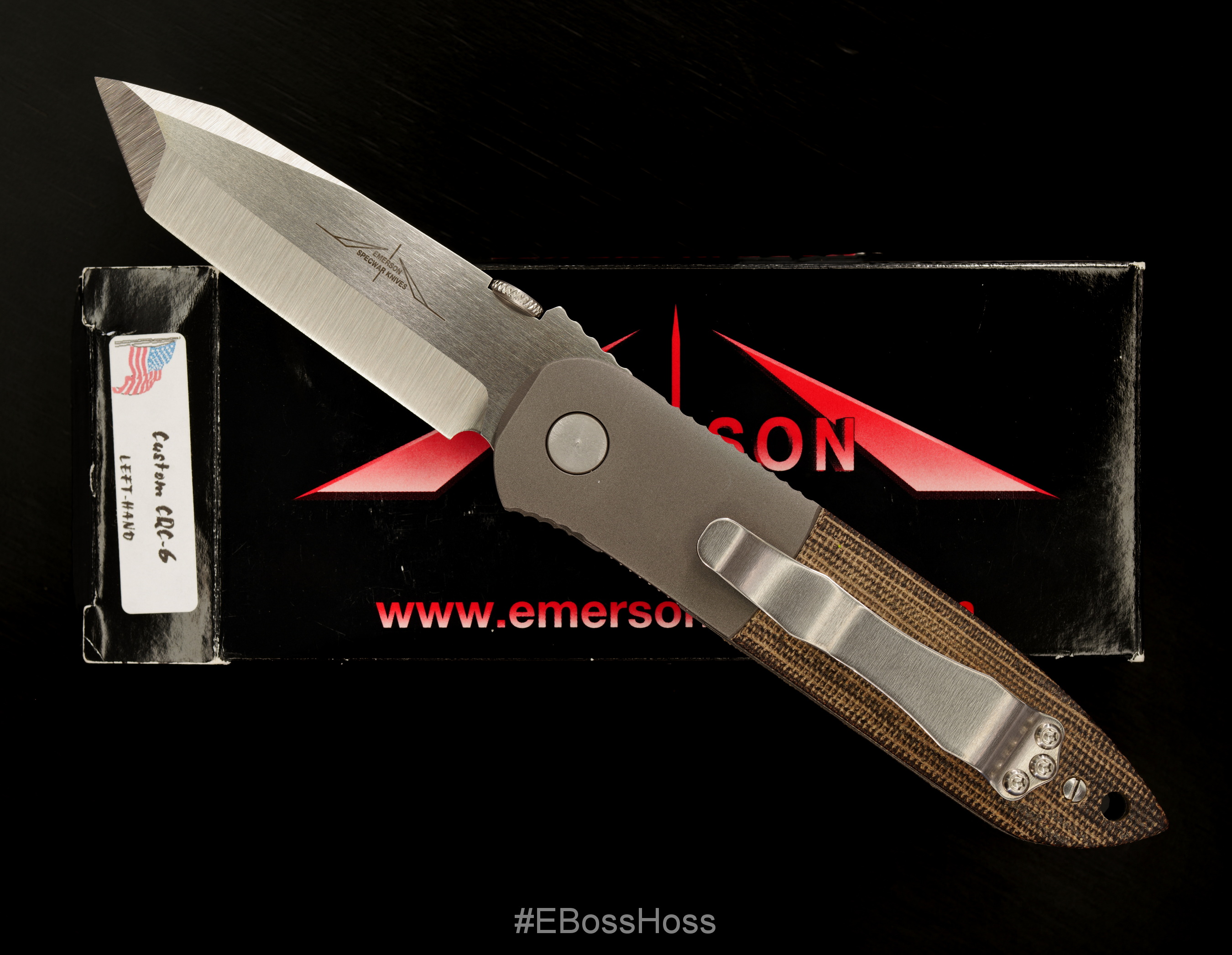 Ernie Emerson Custom CQC-6 Correct Grind Lefty - No Wave