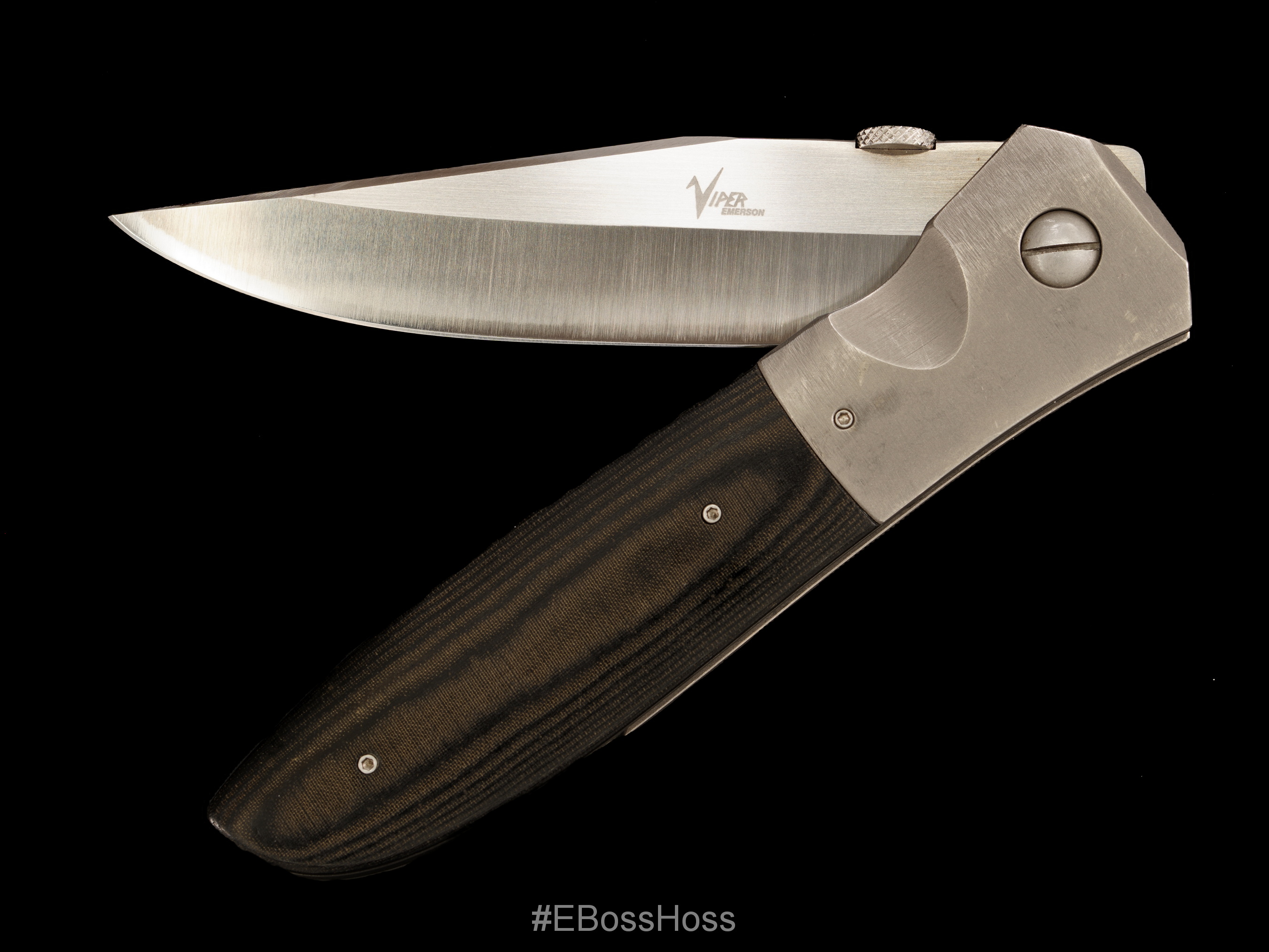 Ernest Emerson Pre-Garage Custom Viper-logo Viper3