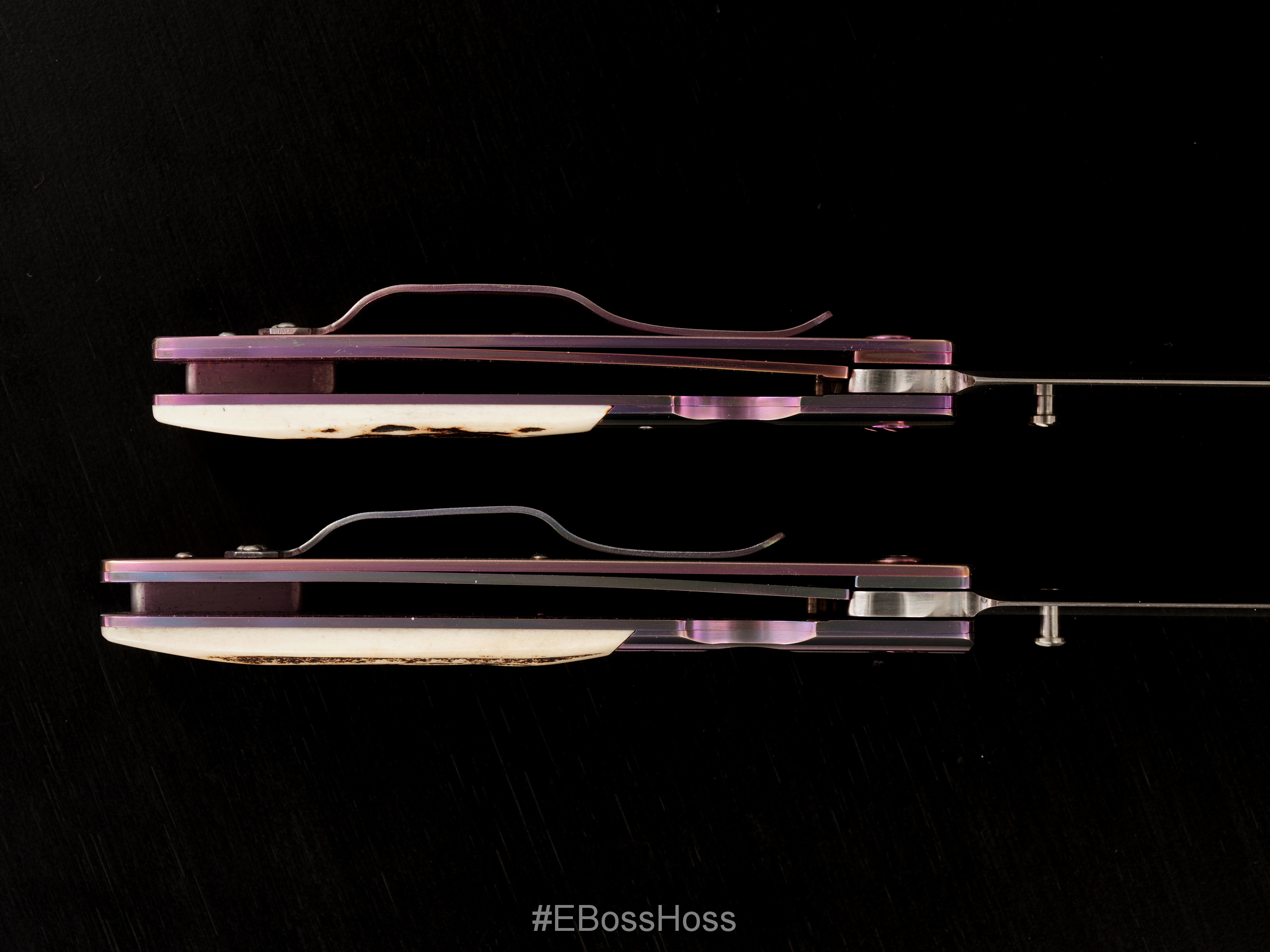 Ernest Emerson Custom Dressed Pre-tac Halfmoon Folders