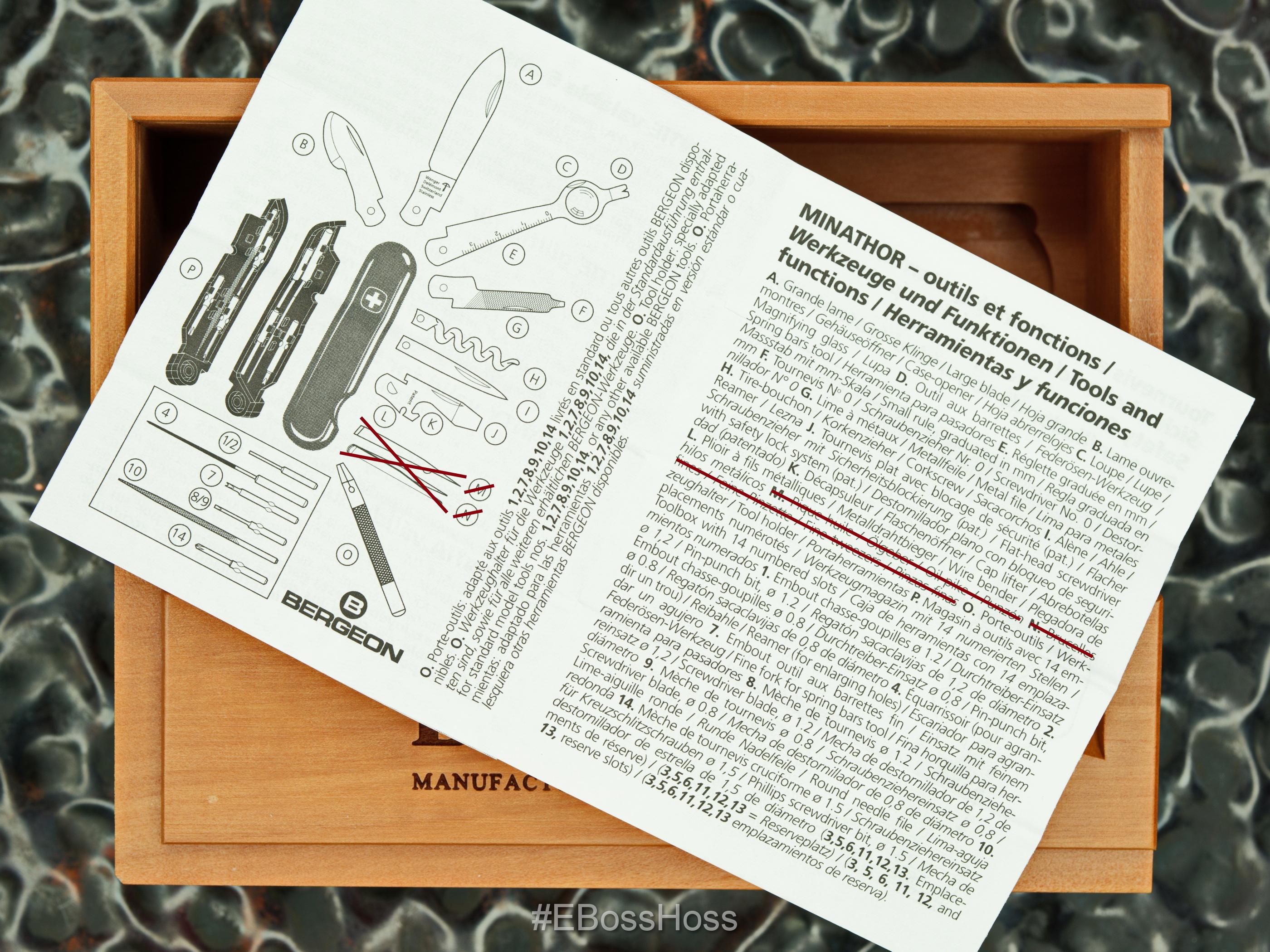 Blancpain Swiss Watchmaker's Multi-Tool Knife - Minathor