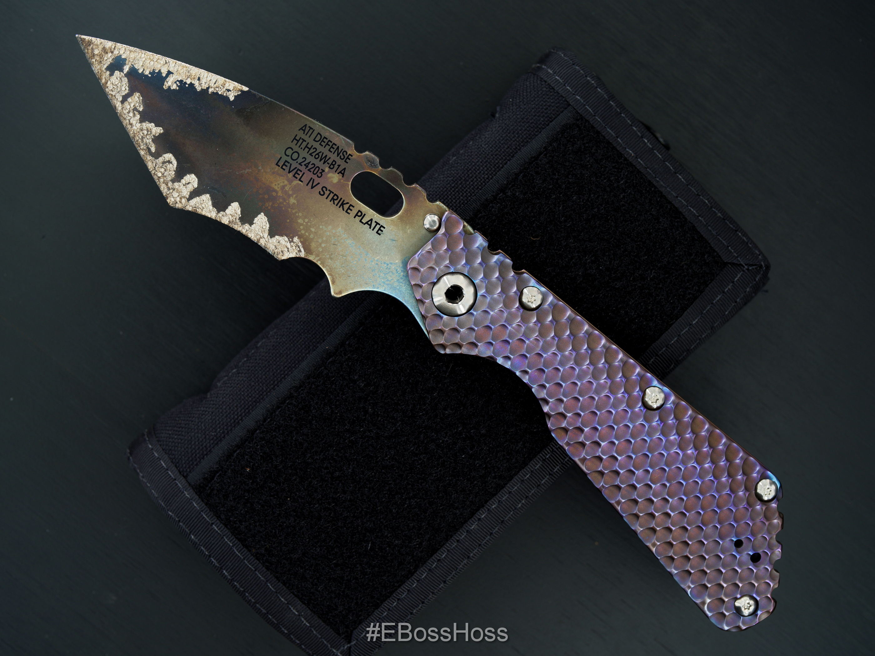 Mick Strider Custom (MSC) DGG Nightmare Strike Plate Tanto XL