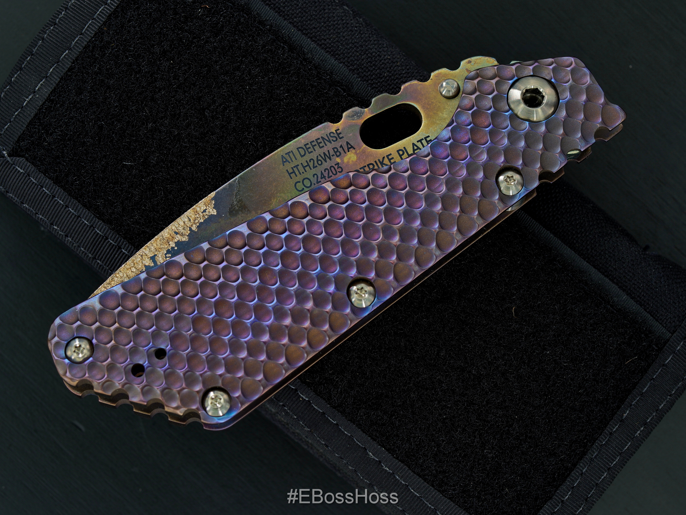 Mick Strider Custom (MSC) DGG Nightmare Strike Plate Tanto XL